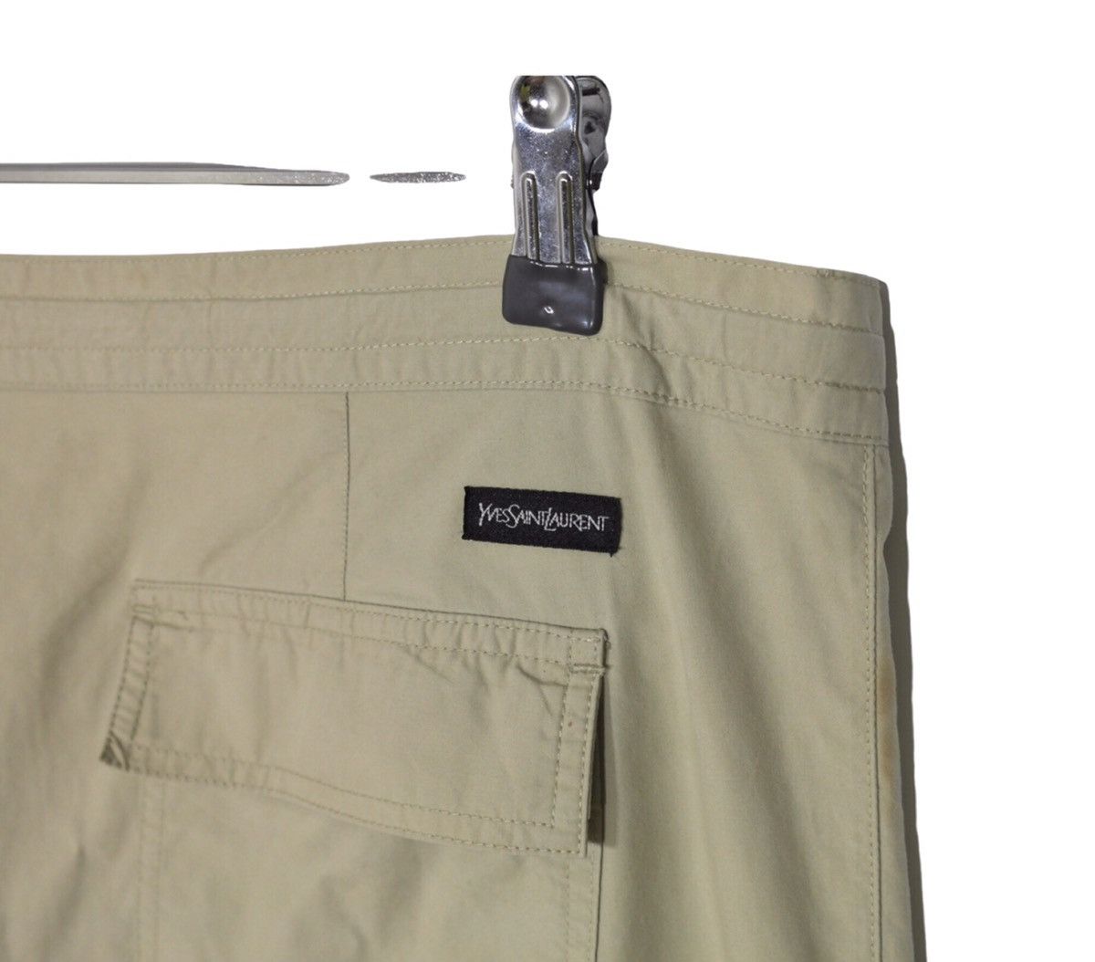 Yves Saint Laurent Yves Saint Laurent YSL Mens Trousers Sz L Beige Size US 34 / EU 50 - 6 Thumbnail