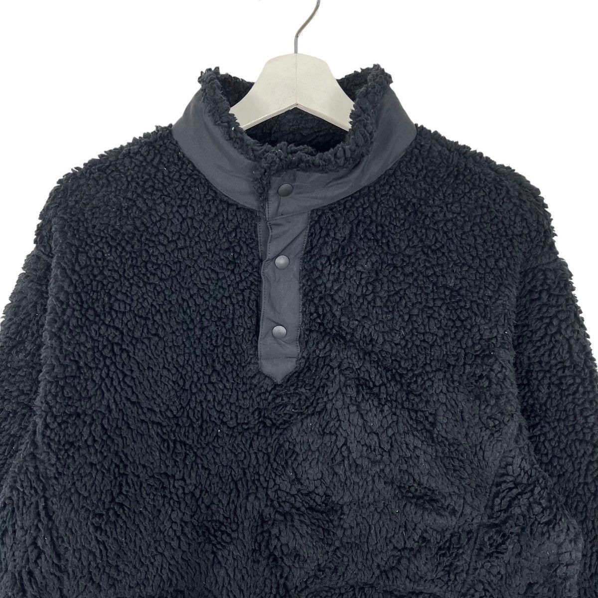 White Mountaineering 🔥 Medium Fleece Oversized Long-Sleeve Pullover Jacket Size US M / EU 48-50 / 2 - 3 Thumbnail