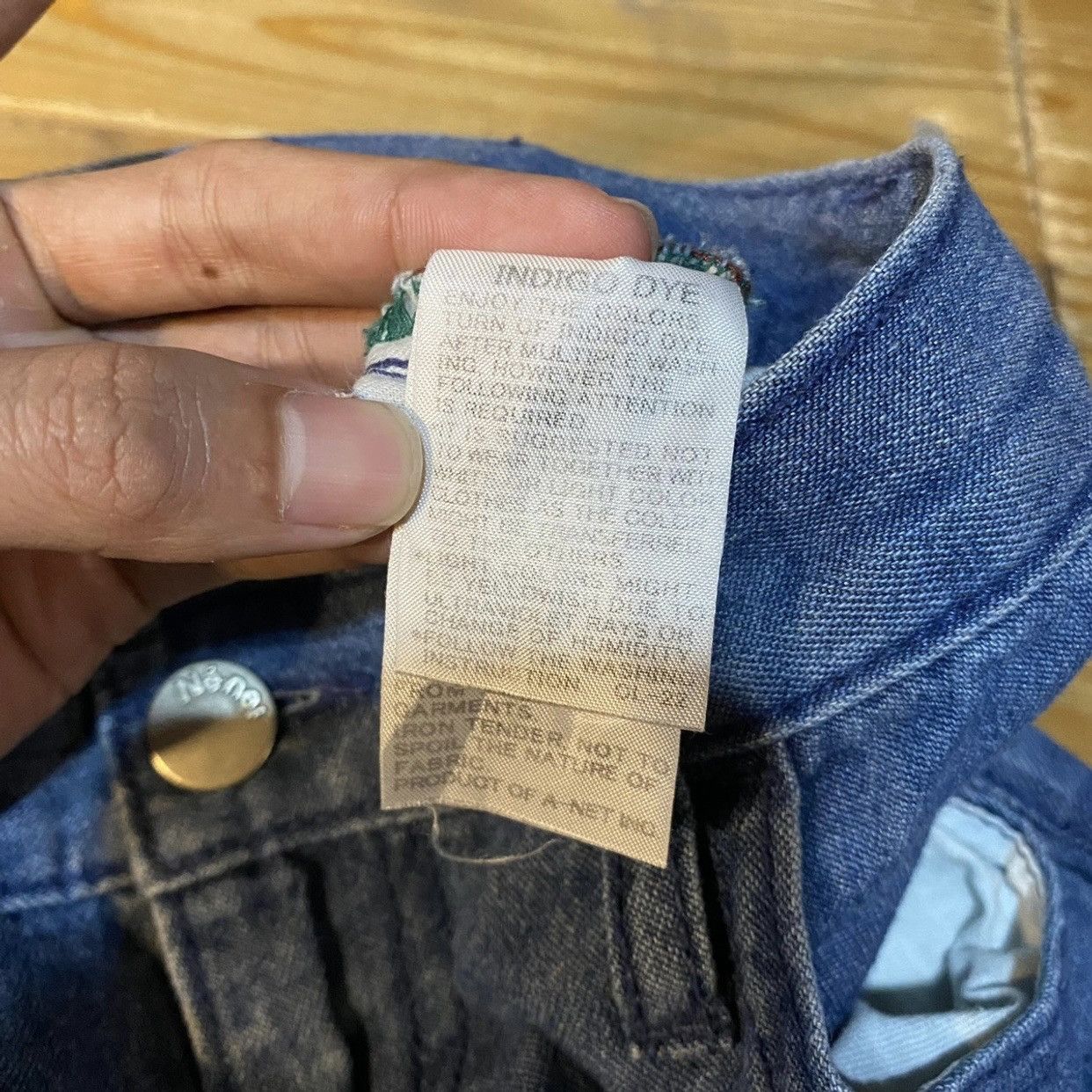 Issey Miyake Issey Miyake Ne-net Baggy Drop Crotch Denim Pants 30 Size US 30 / EU 46 - 17 Thumbnail