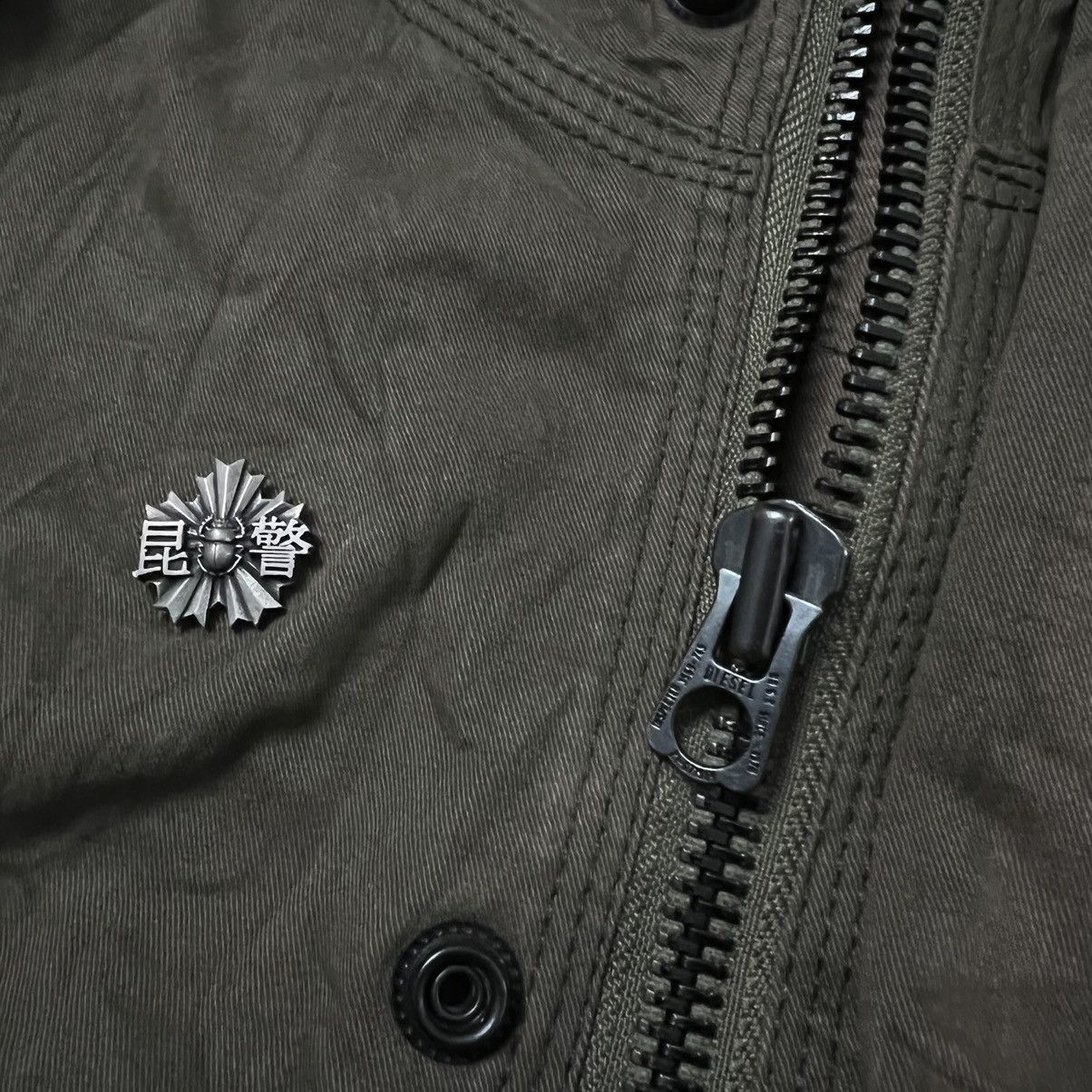 Diesel Diesel Apocalypse Style Parka Leather Sleeve Jacket Size US M / EU 48-50 / 2 - 5 Thumbnail