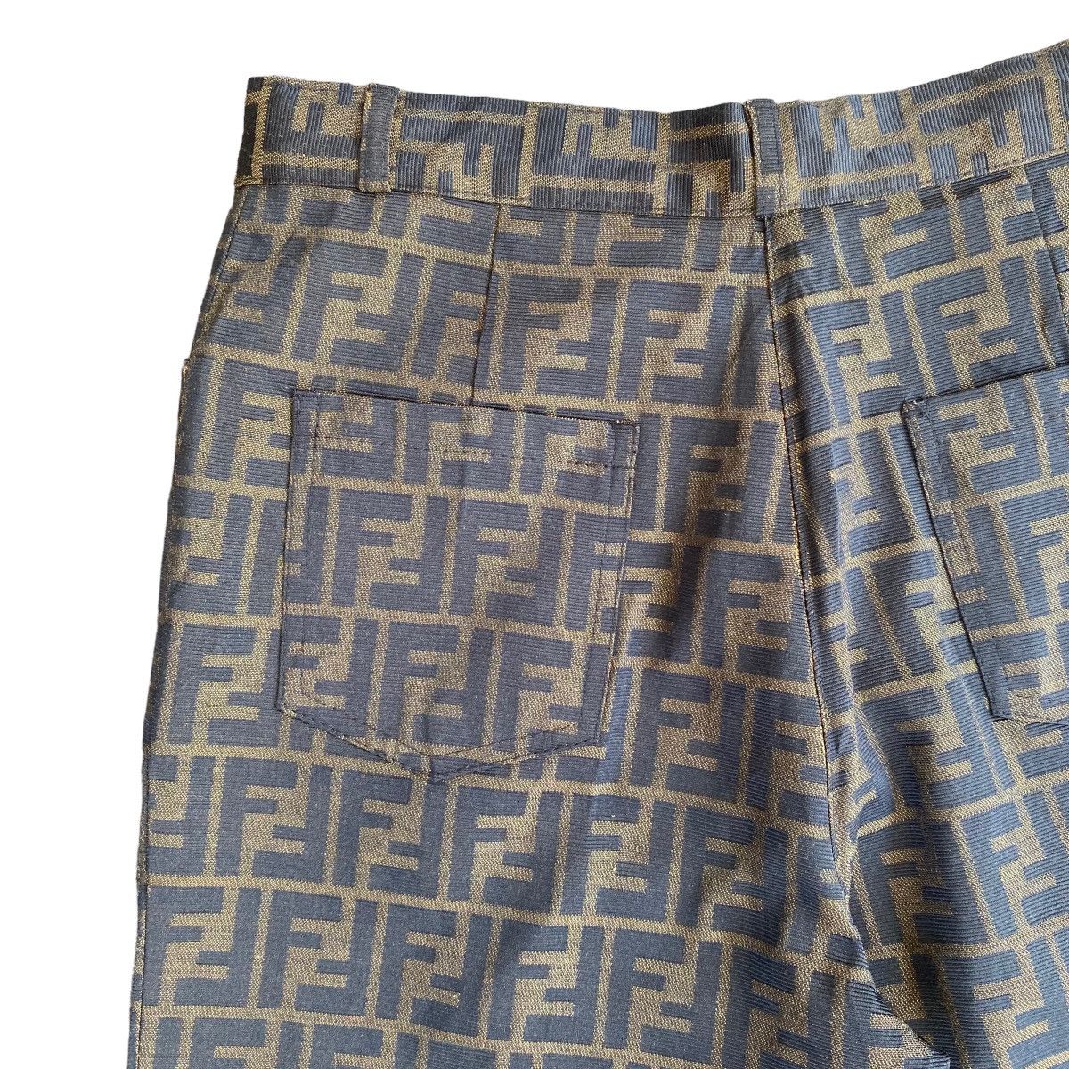 Fendi Vintage Fendi Zucca Monogram Pants Size 26" / US 2 / IT 38 - 12 Thumbnail