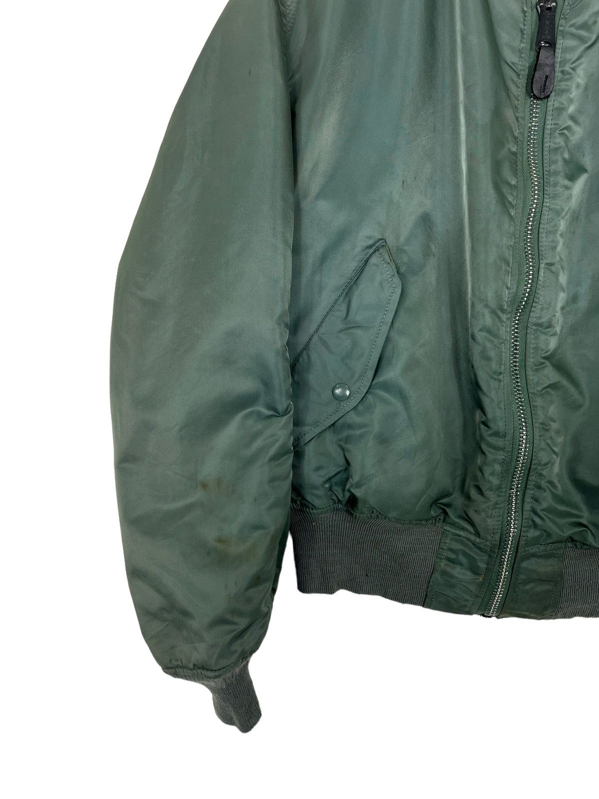 Alpha Industries 🔥 70s RIOT RIOT VINTAGE MA-1 ALPHA BOMBER JACKET MADE IN USA Size US L / EU 52-54 / 3 - 3 Thumbnail