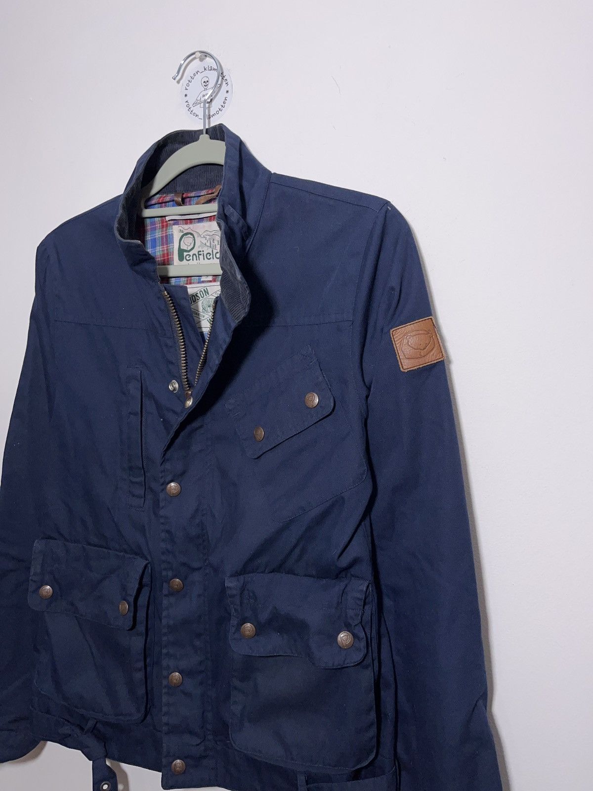 Japanese Brand × Penfield Penfield Hudson cargo sample jacket navy waxed Size US S / EU 44-46 / 1 - 2 Thumbnail