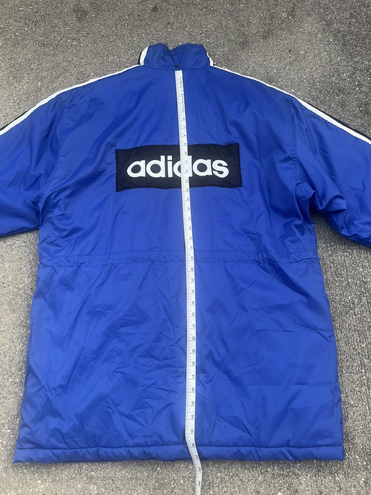 Adidas Vintage 90s Adidas Logo Box Parka Line Jacket Size US L / EU 52-54 / 3 - 2 Thumbnail