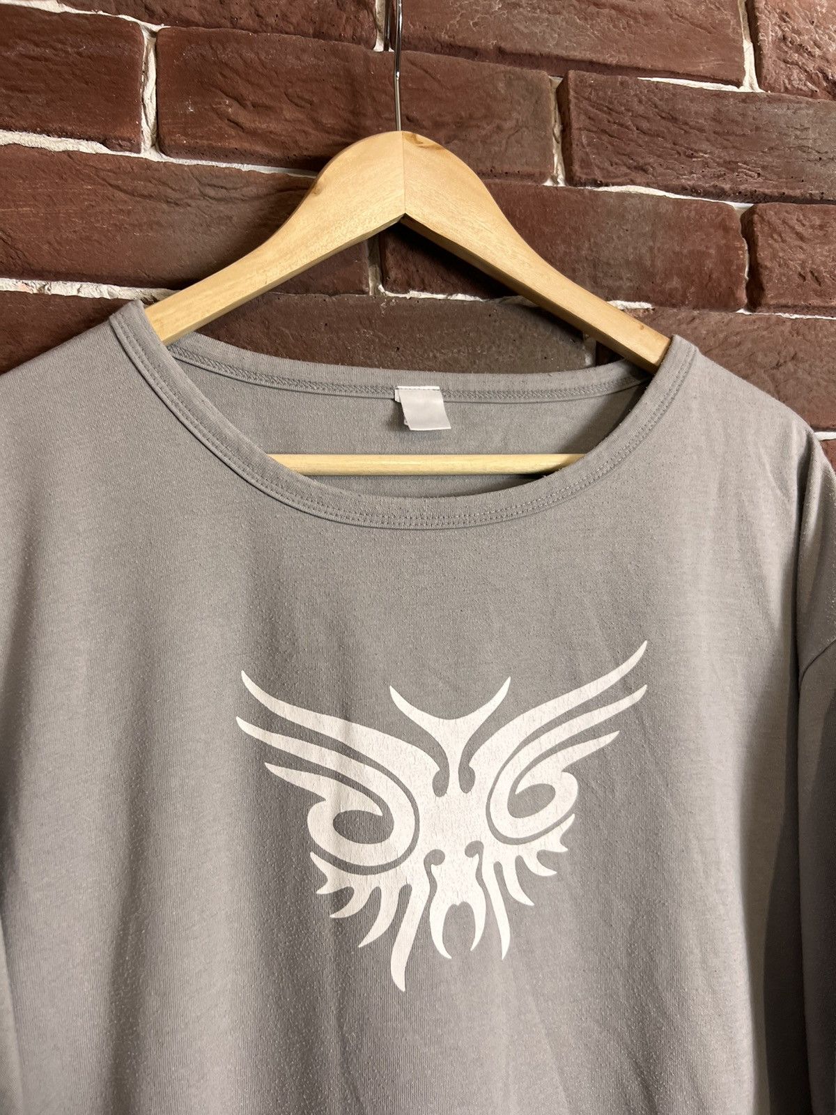 Tribal Streetwear Vintage Y2k 00s Tribal Rave Black Rock Metal Longsleeve Size US XL / EU 56 / 4 - 5 Thumbnail