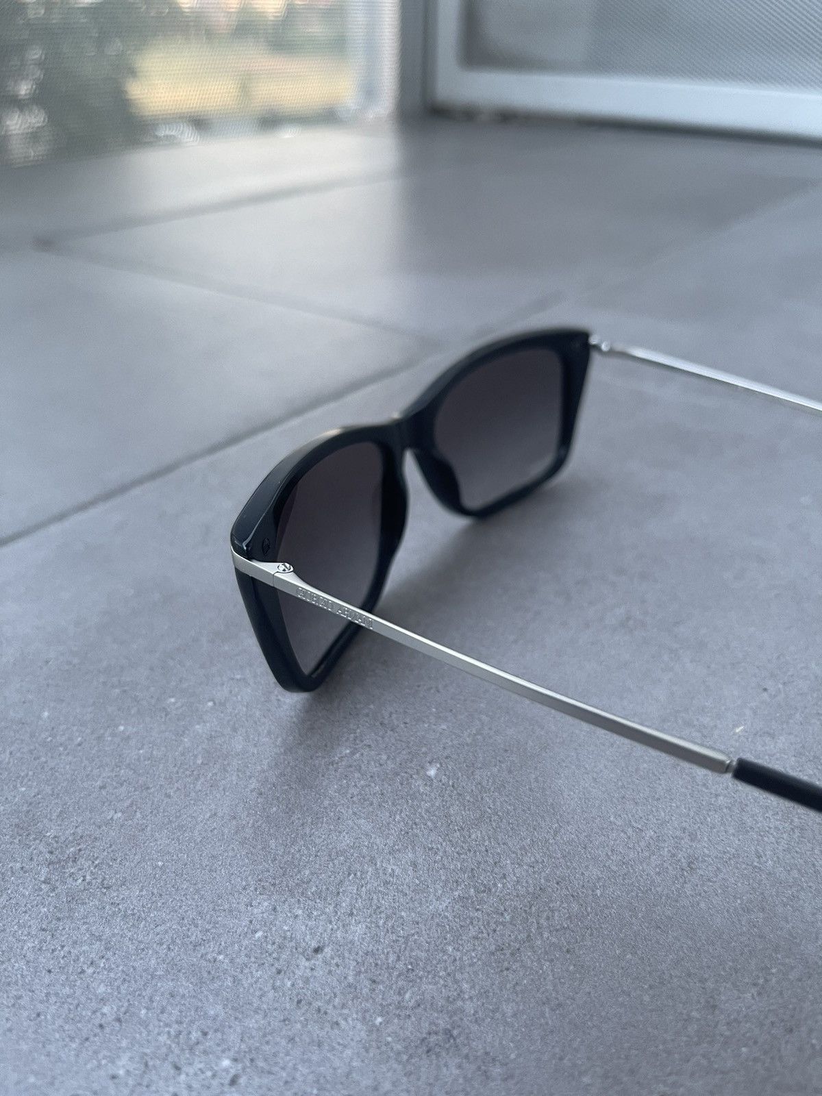 Emporio Armani Giorgio Armani AR8019 5001/11 Black Silver Sunglasses Size ONE SIZE - 6 Thumbnail