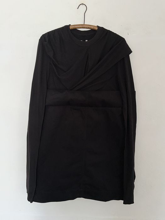 Rick Owens FW16 MASTODON Belted Draped Jersey Top | Grailed