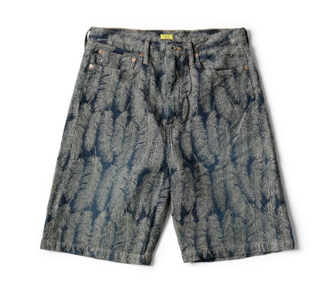 Kapital × Kapital Kountry 12oz Feather Denim 5P Shorts Size US 30 / EU 46 - 1 Thumbnail