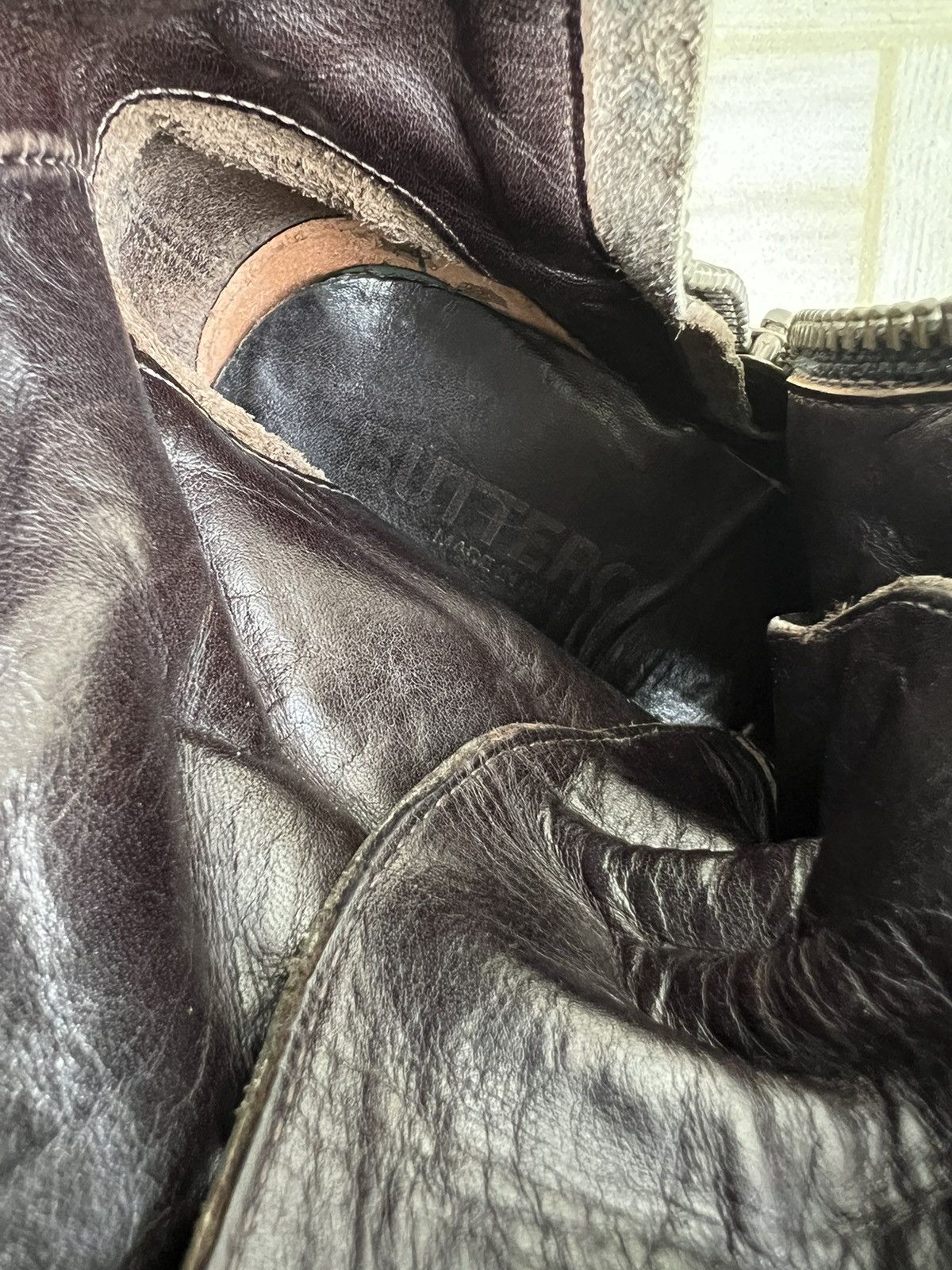 Buttero OG Buttero 🇮🇹 Carpe Diem Side Zipper Leather Combat Boots Size US 8.5 / EU 41-42 - 14 Thumbnail