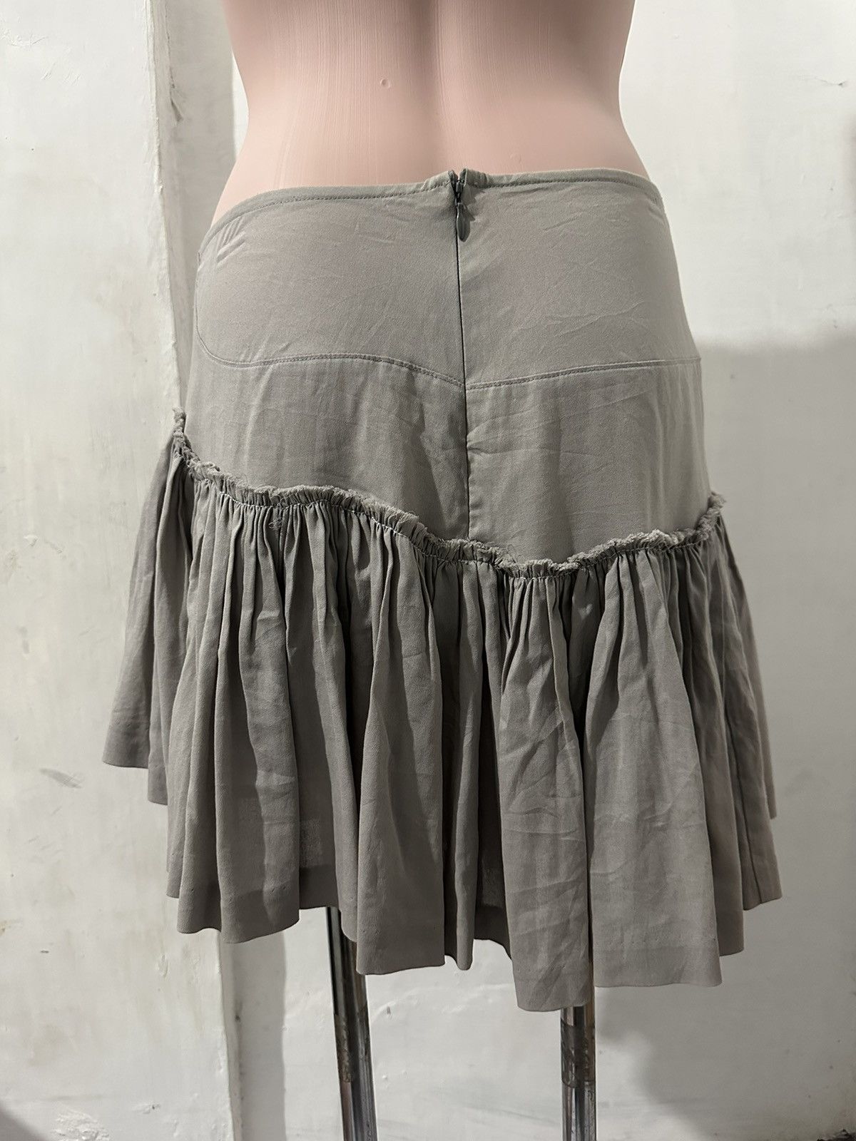 Issey Miyake × Zucca Zucca by Issey Miyake Asymmetric Mini Skirt Size 29" - 3 Thumbnail
