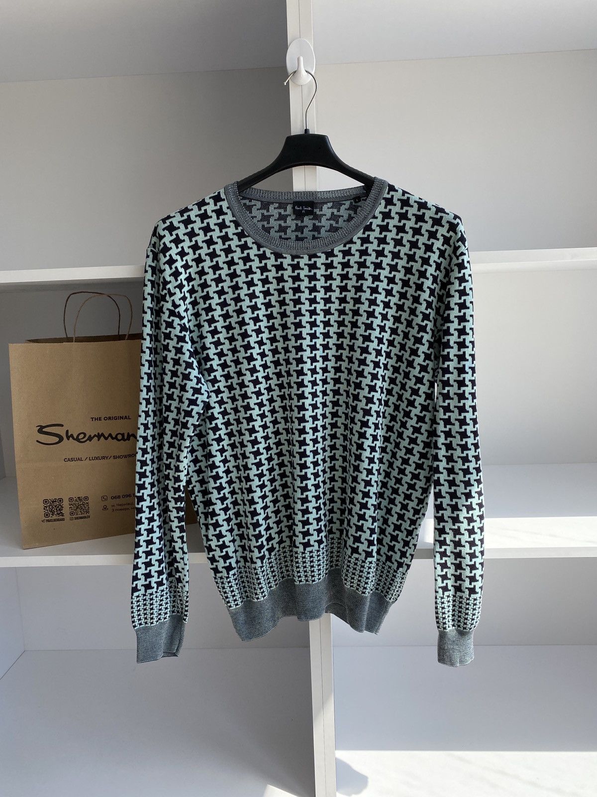 Paul Smith × Vintage PAUL SMITH Mens Sweatshirt Jumper Large Size US L / EU 52-54 / 3 - 2 Thumbnail