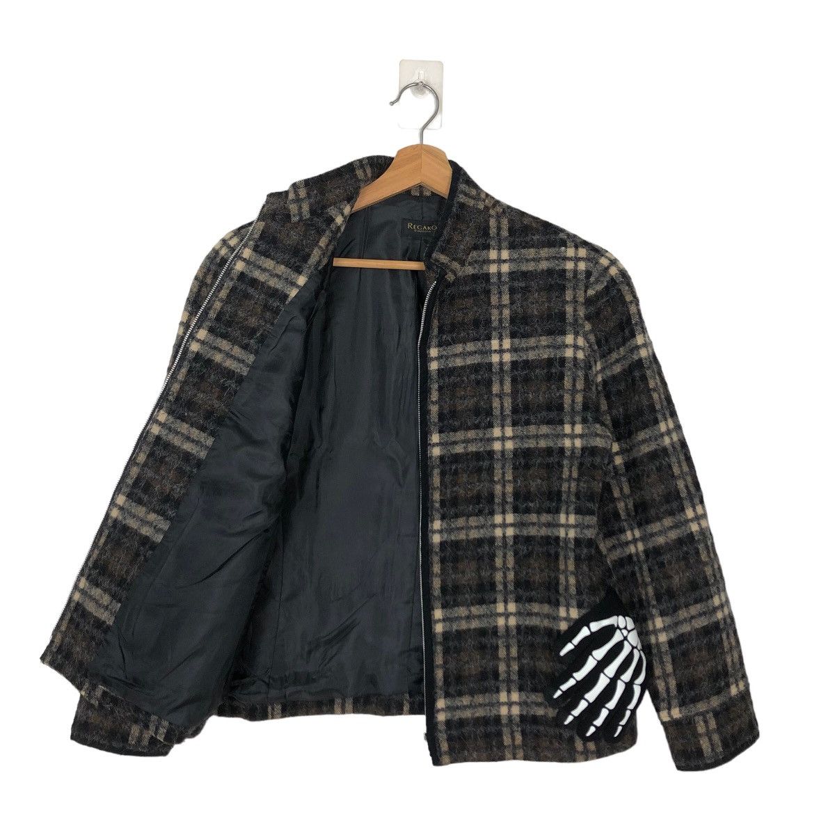 Japanese Brand VINTAGE TARTAN DESIGN JACKET REGARO ISSEY MIYAKE JAPAN Size US M / EU 48-50 / 2 - 8 Thumbnail