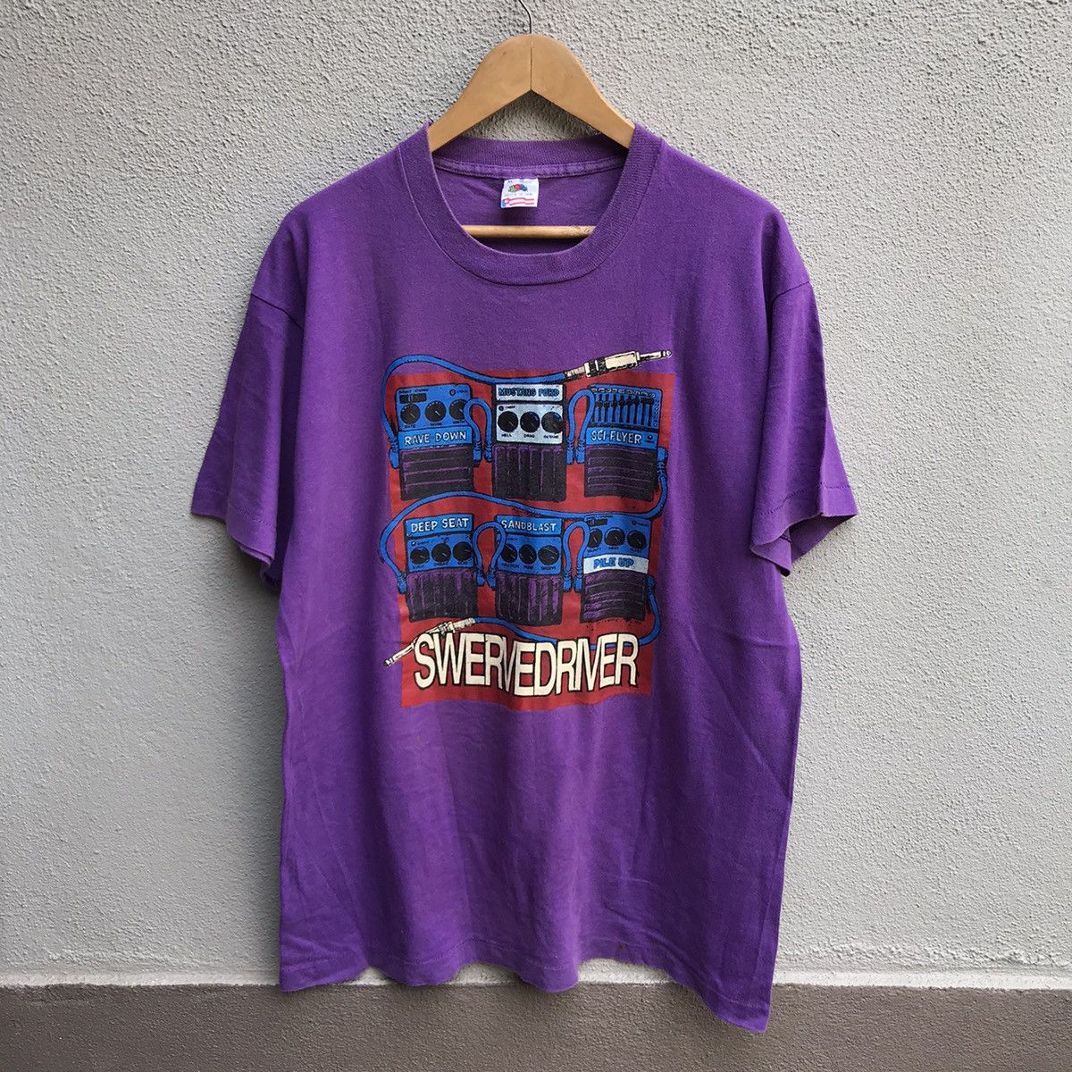 Band Tees Vintage 90s SWERVEDRIVER band tee shoegaze Size US XL / EU 56 / 4 - 1 Thumbnail