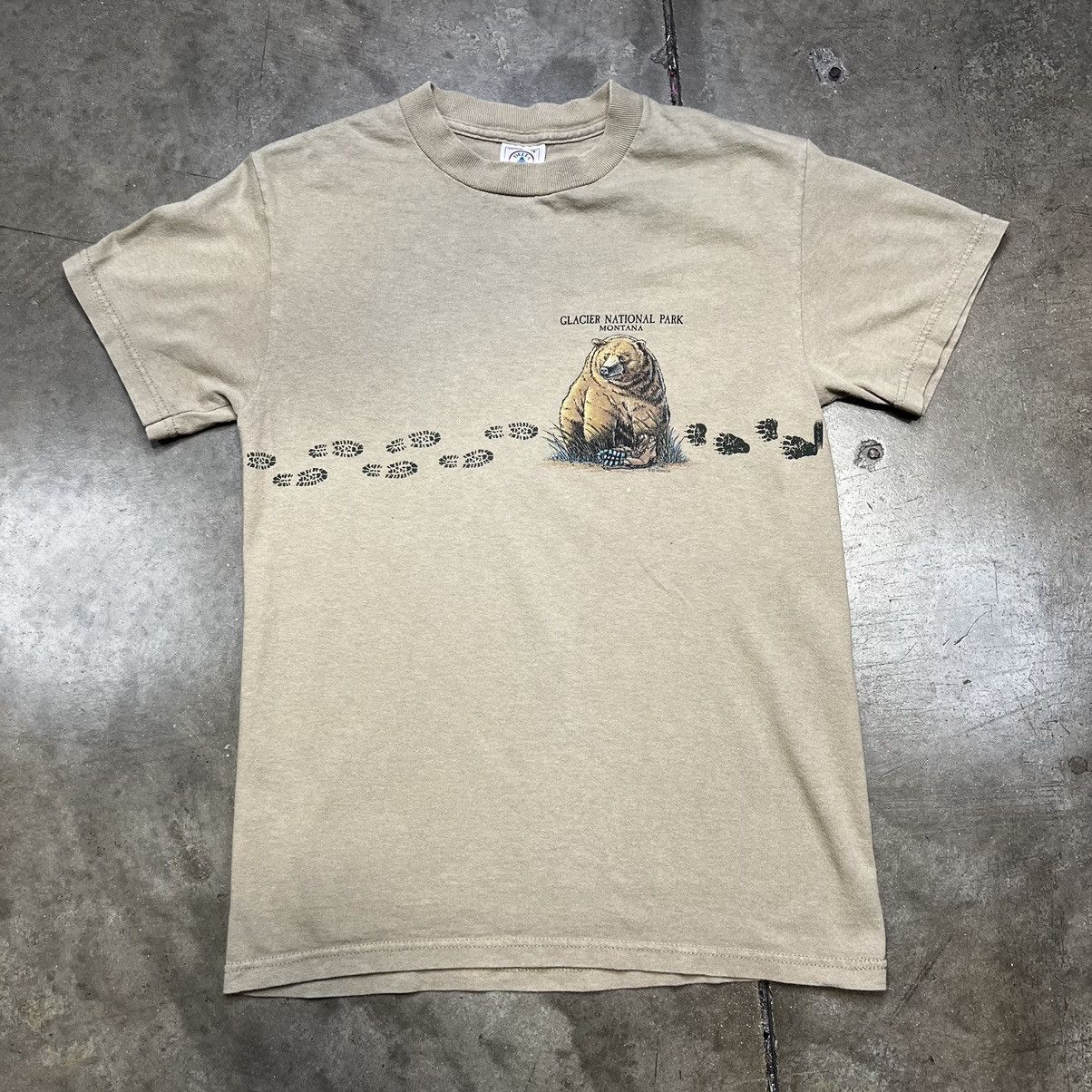 Vintage Vintage Y2K Nature Themed Glacier National Park Bear T shirt ...