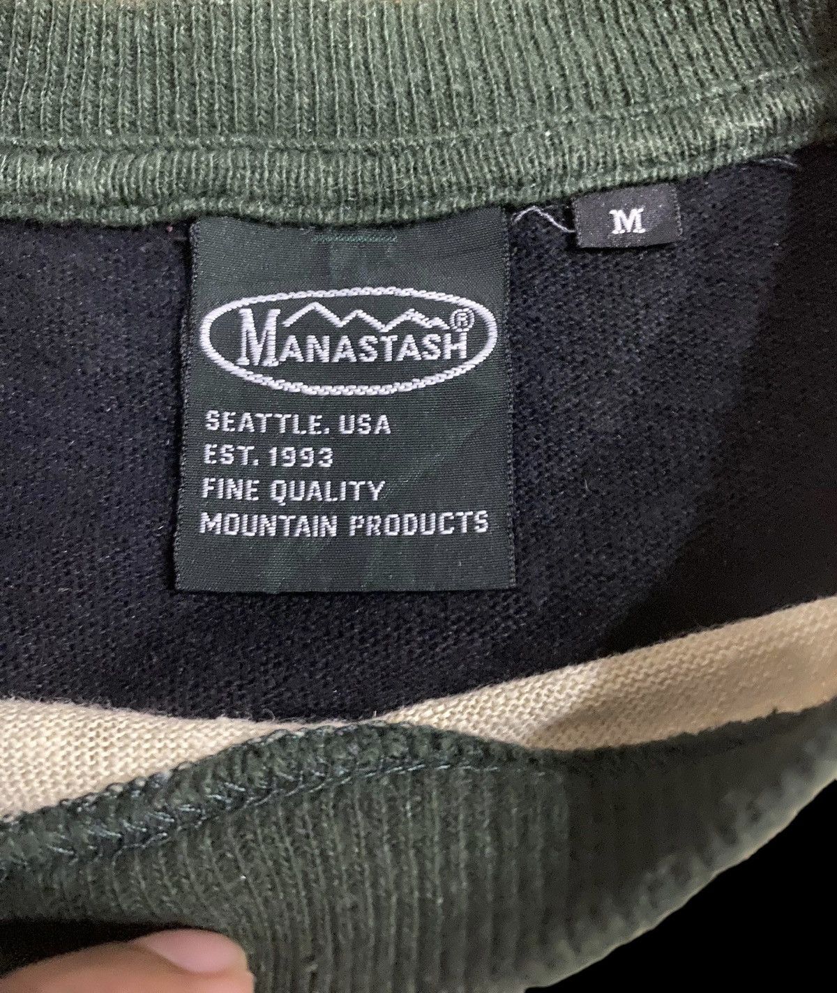 Manastash Vintage Distressed Manastash Seattle 1993 Hemp tee Size US M / EU 48-50 / 2 - 7 Thumbnail