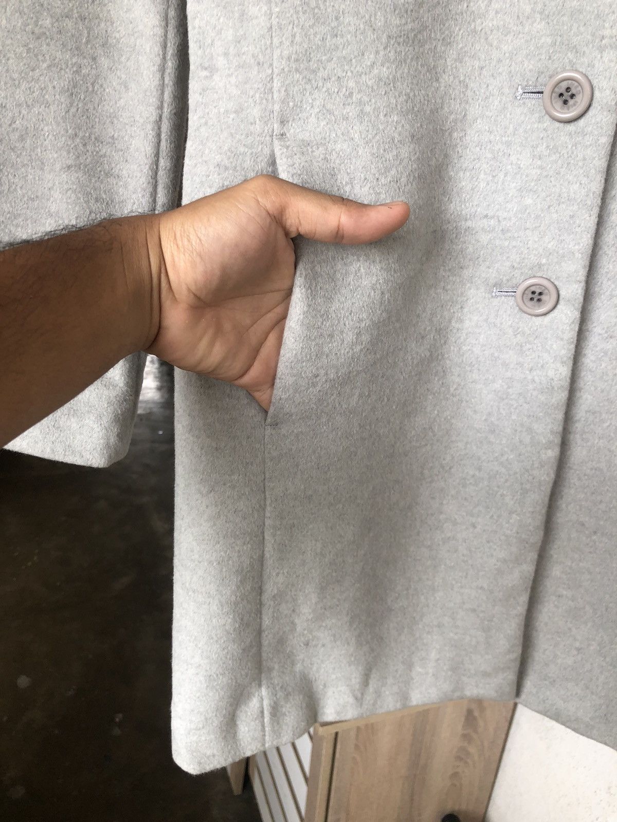 Yohji Yamamoto Fire🔥 Ined by Yohji Yamamoto Cashmere Long Coat Size M / US 6-8 / IT 42-44 - 13 Thumbnail