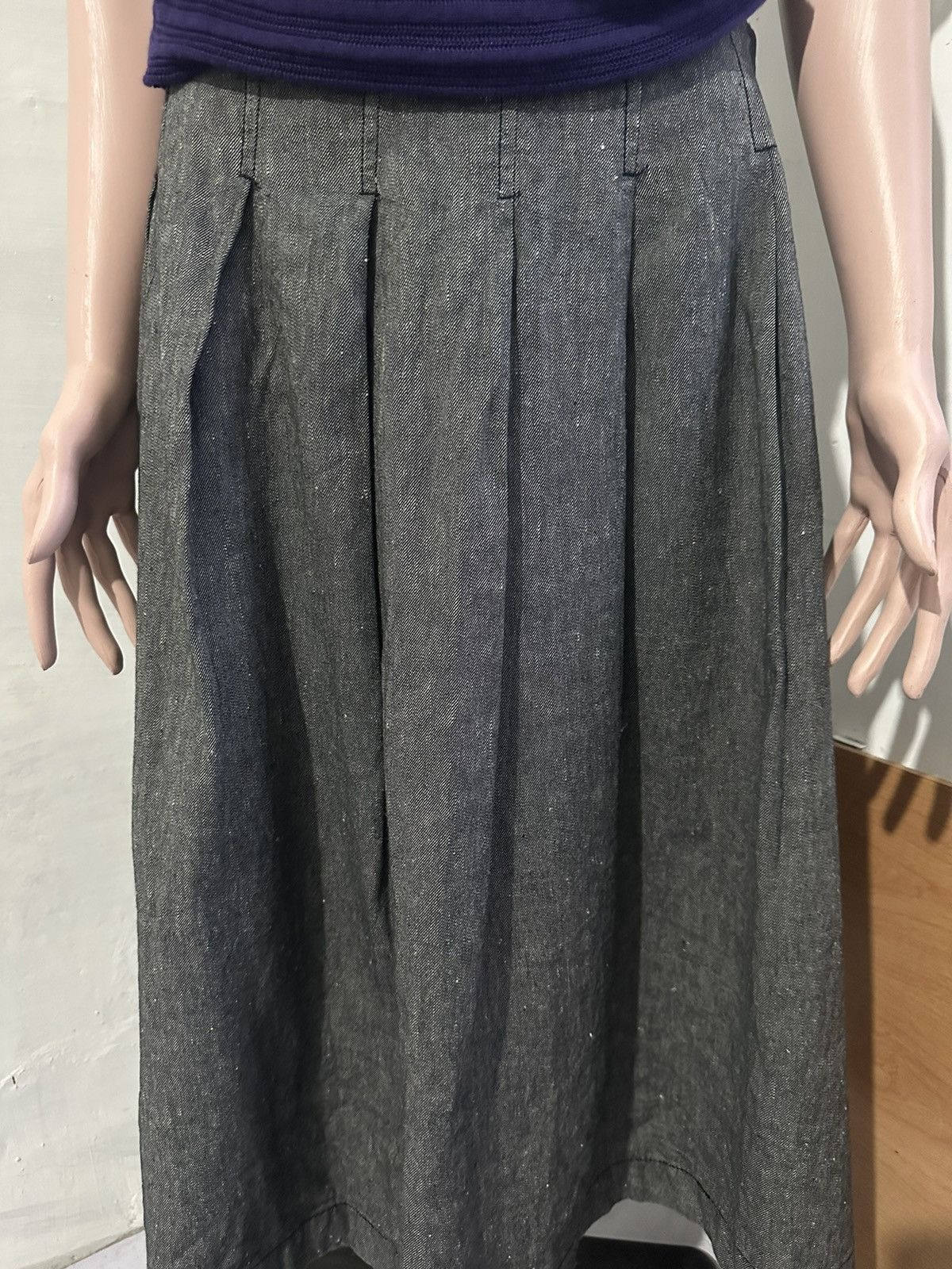 Ne-Net Ne net Issey Miyake Asymmetric Skirt Size 27" / US 4 / IT 40 - 2 Thumbnail