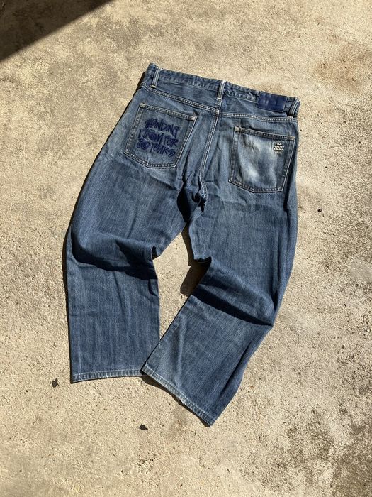 Stussy Stussy Baggy vintage jean denim y2k XXX collab | Grailed