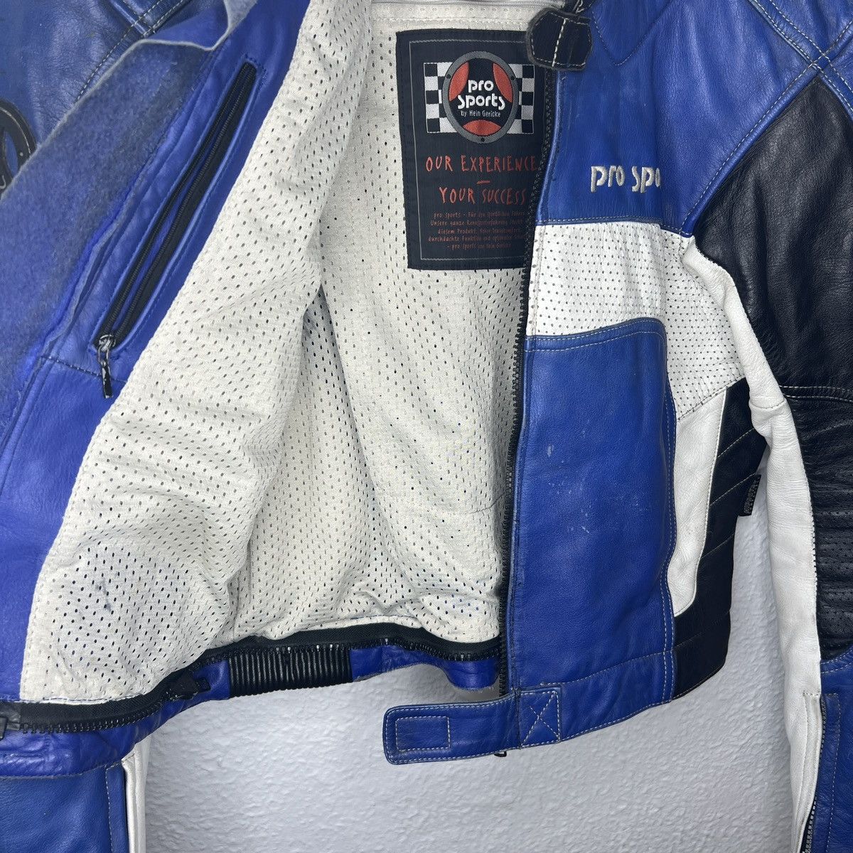 Hein Gericke Hein Gericke Pro Sports Moto Racing Leather Jacket Navy Size US M / EU 48-50 / 2 - 8 Thumbnail