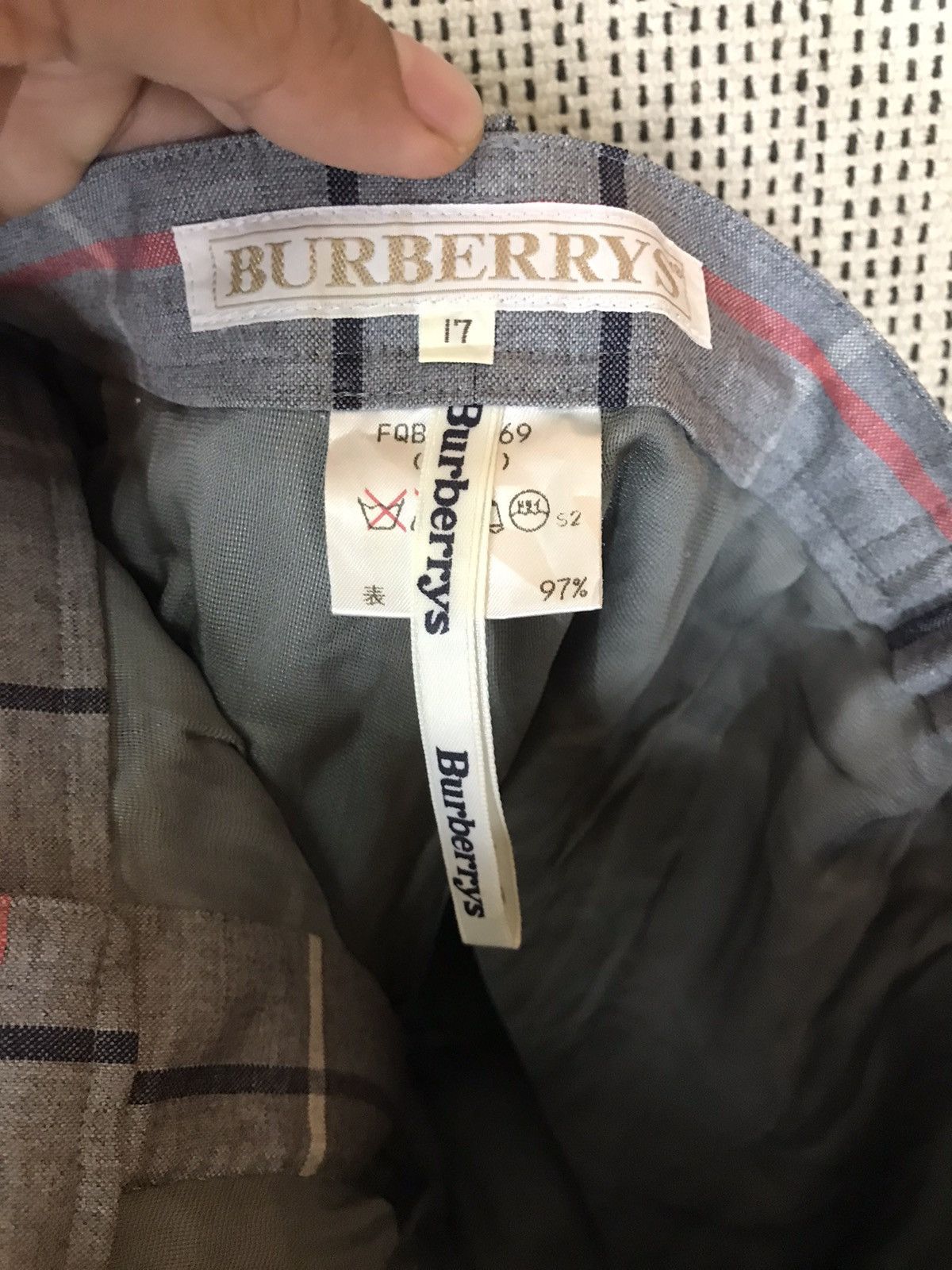 Burberry × Vintage ‼️VINTAGE BURBERRY NOVA CHECK CASUAL PANT NICE DESIGN‼️ Size US 32 / EU 48 - 10 Thumbnail