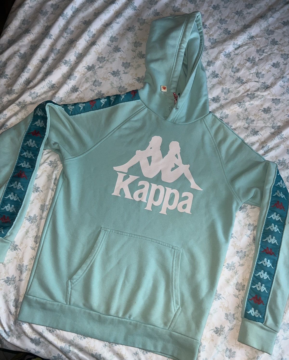 Kappa Baby blue Kappa track hoodie Grailed