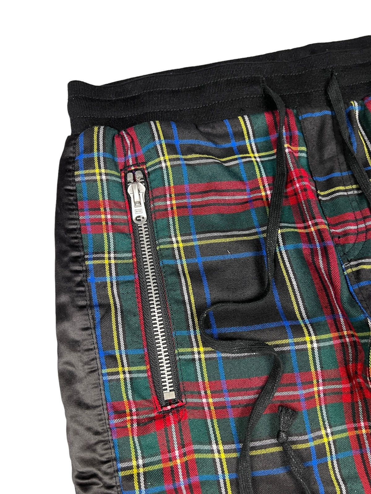 MNML MNML Tartan Zipper Seditionaries Drawstring Pants Size US 30 / EU 46 - 8 Thumbnail
