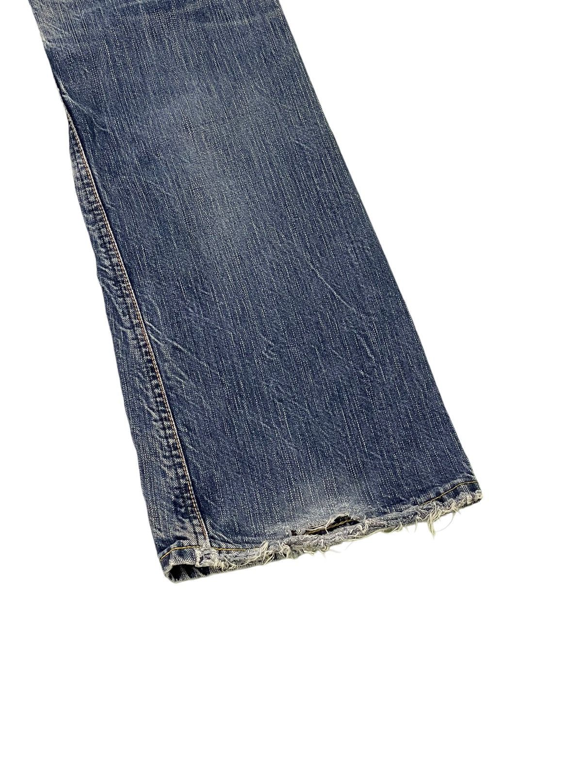 Edwin Flare Jeans Edwin Japan Distress Low Rise Boot Cut 6🟦1 Size US 31 - 15 Thumbnail
