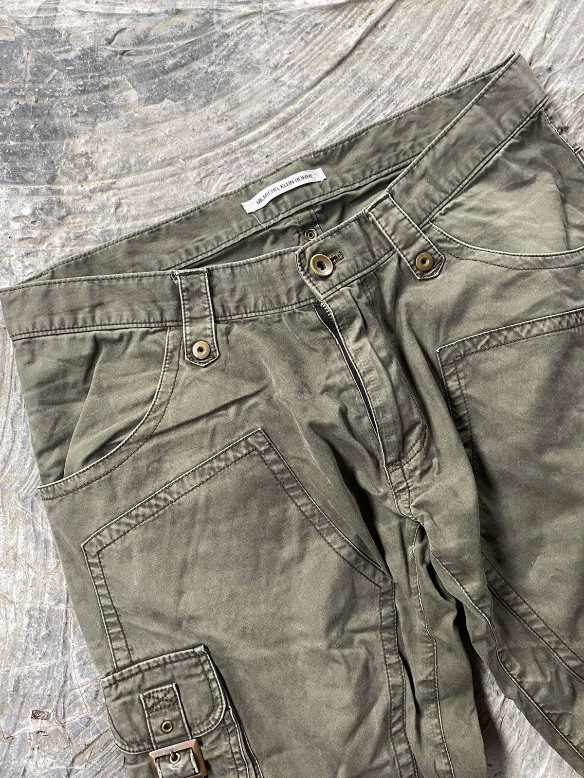 Michel Klein ❗️LADIES❗️Michel Klein HOMME Cargo Pant Style Bootcut Size US 33 - 9 Thumbnail