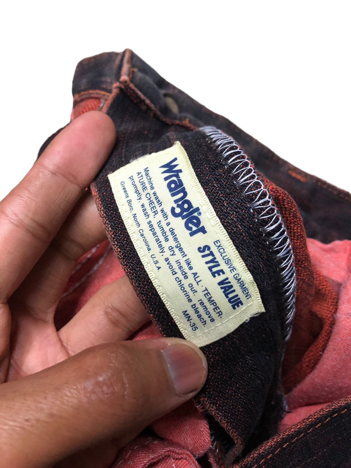 Wrangler FLARED⚡️⚡️RUSTY BLUE VINTAGE WRANGLER DENIM Size US 31 - 4 Thumbnail