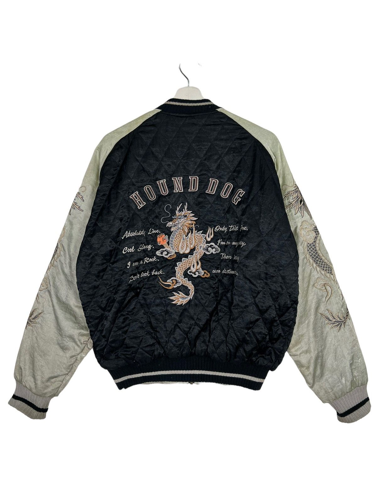 Japanese Brand 💥 PAZZOS REVERSIBLE EMBROIDERY SUKAJAN JACKET Size US L / EU 52-54 / 3 - 2 Thumbnail