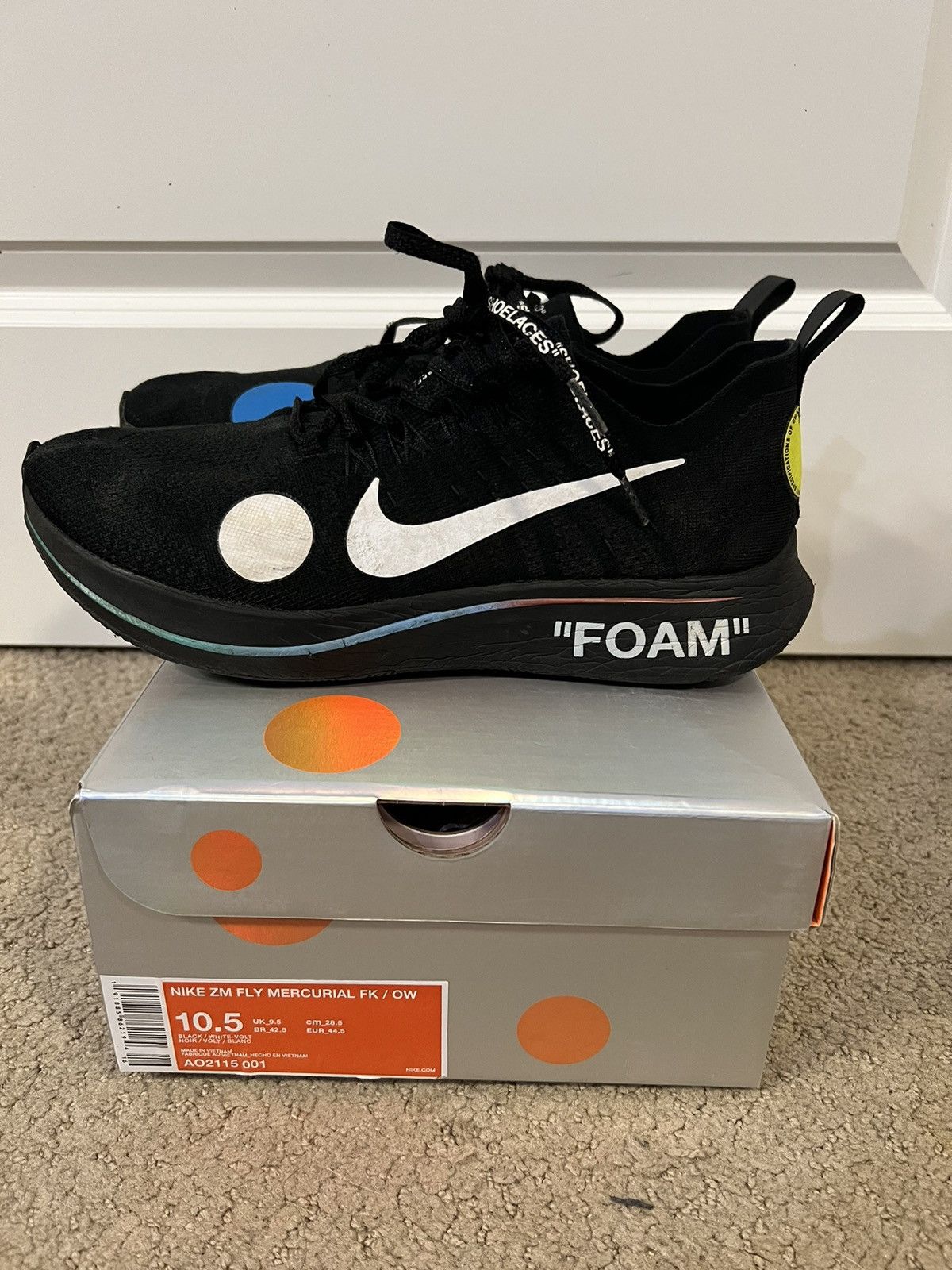 zoom mercurial off white