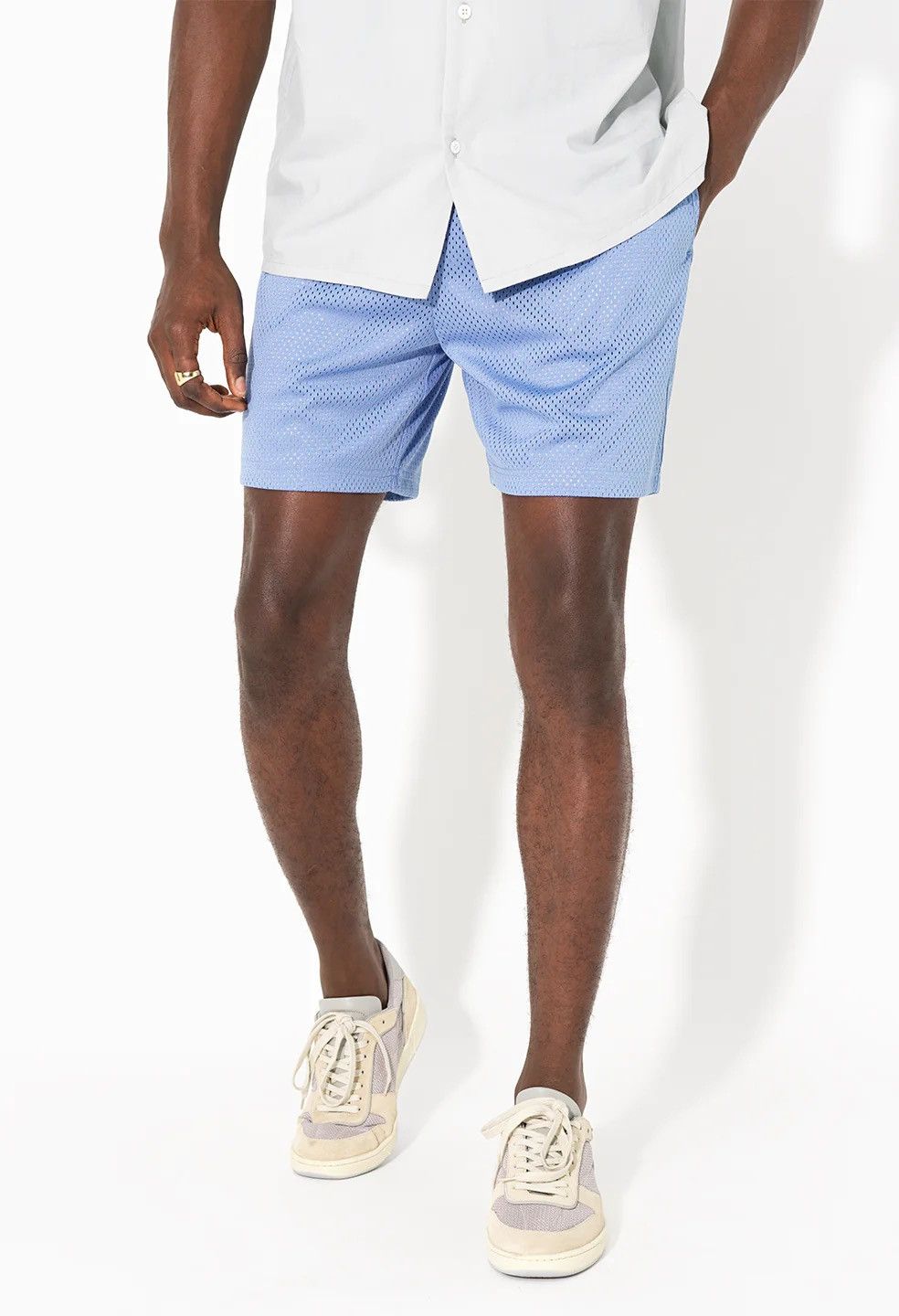 John Elliott 196USD AAU MESH SHORTS MALIBU Size US 34 / EU 50 - 3 Thumbnail