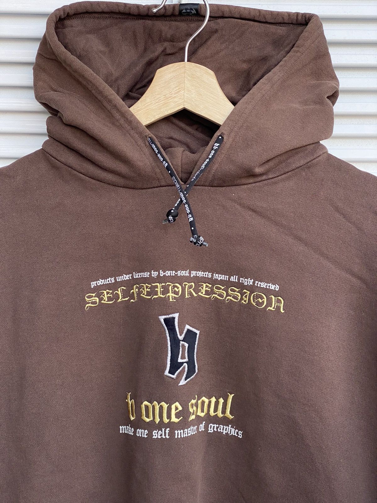 Japanese Brand Vintage B-One Soul Brown Hoodies/Fuct Travis Birdhouse Scott Size US L / EU 52-54 / 3 - 4 Thumbnail