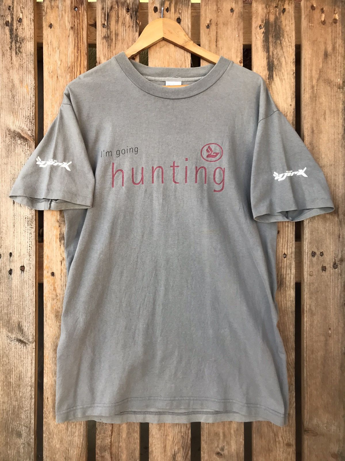 Vtg 90s BJORK Im The Hunter Promo Band Tee