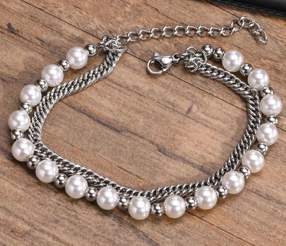 Jewelry Simulated Pearl Beads Bracelets Size ONE SIZE - 2 Thumbnail