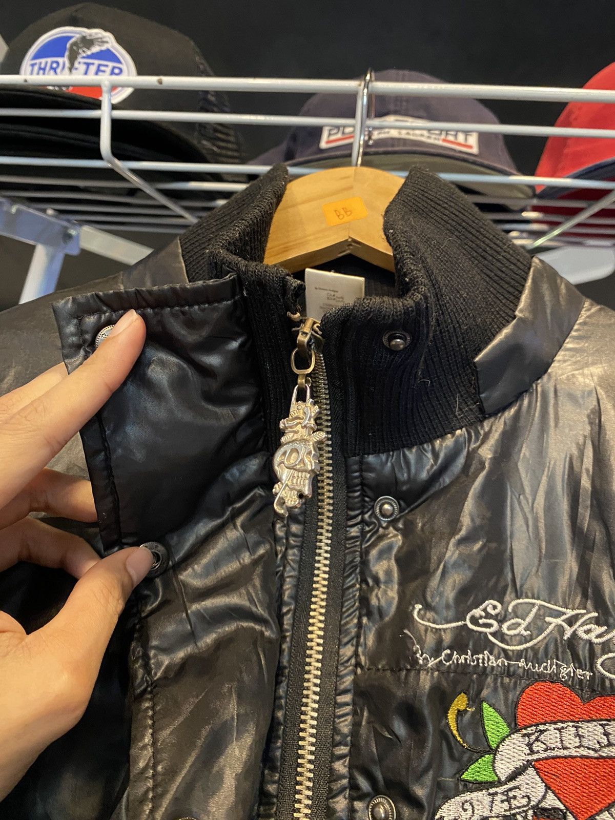 Ed Hardy 🔥Ed Hardy Christian Audigier Embroidery Puffer Jacket RARE Size US S / EU 44-46 / 1 - 15 Thumbnail