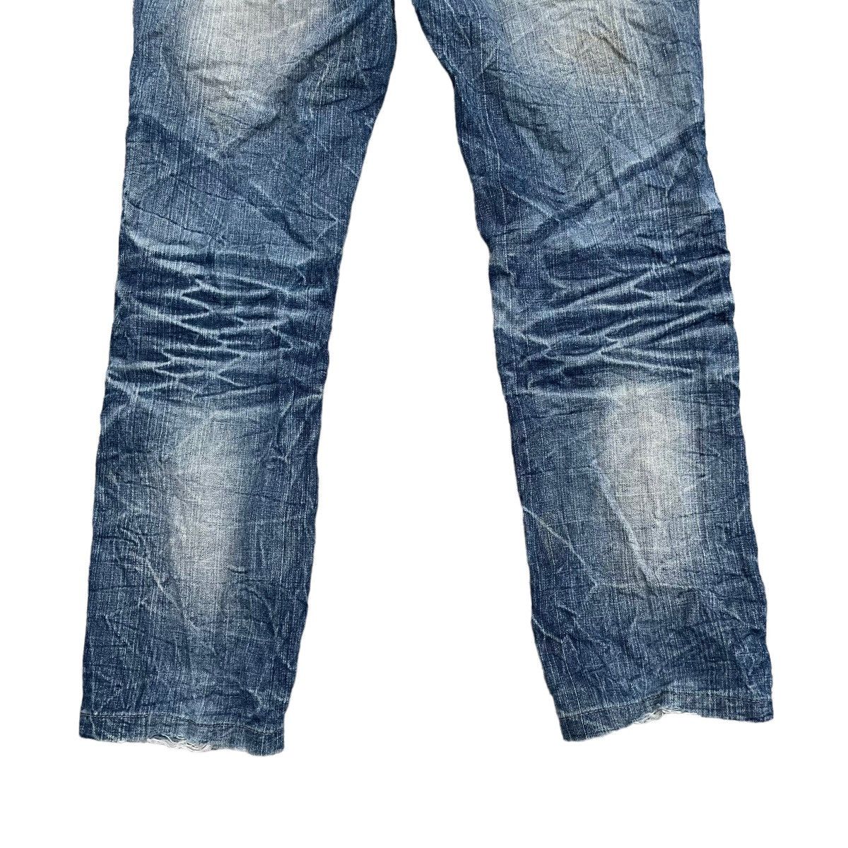If Six Was Nine × Japanese Brand × Le Grande Bleu (L.G.B.) VINTAGE BORN JEANS STONE WASHED DISTRESSED DENIM PANTS Size US 31 - 9 Thumbnail