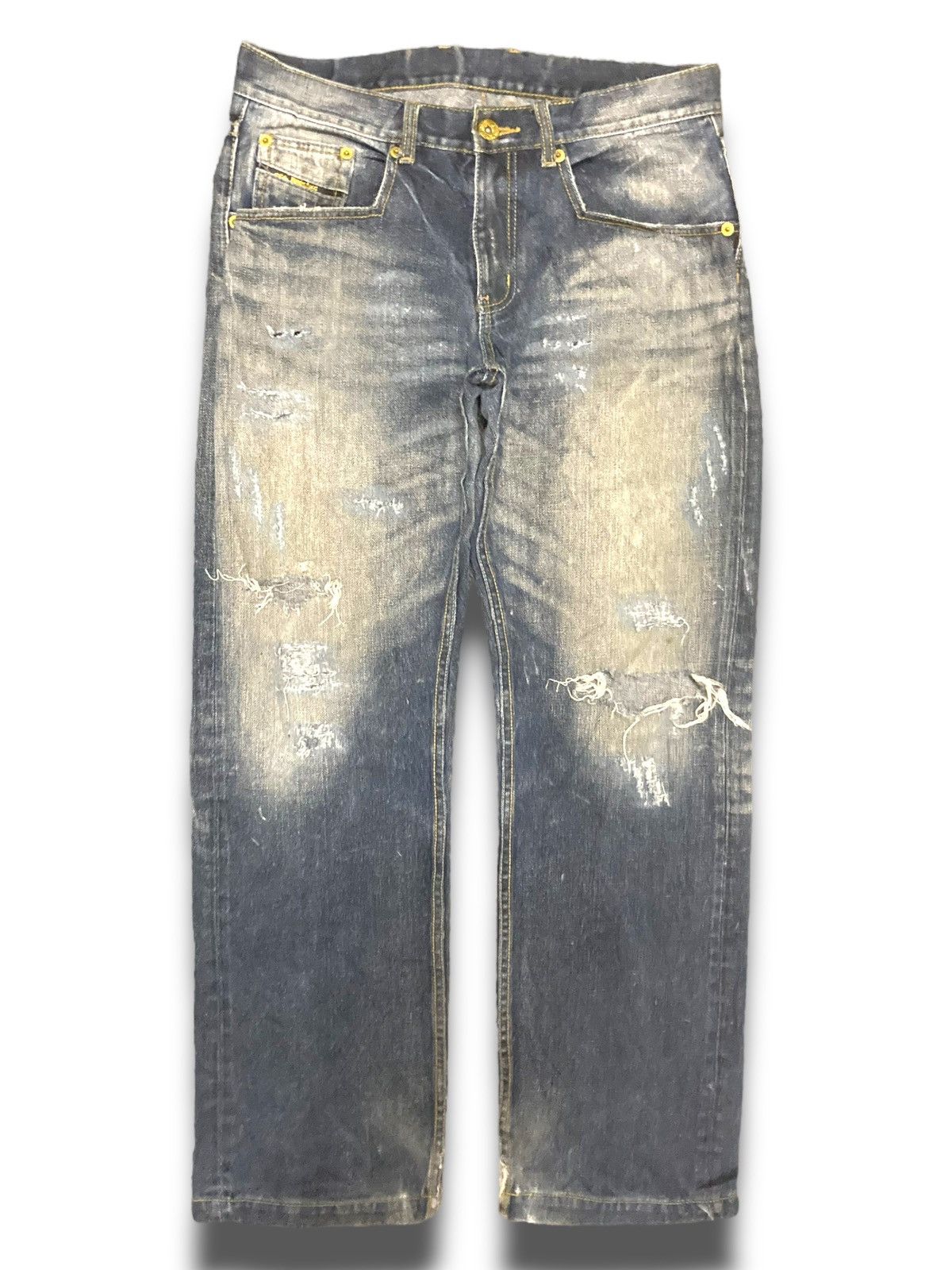 Vintage 90s Punk Apestein Gold Line Jeans