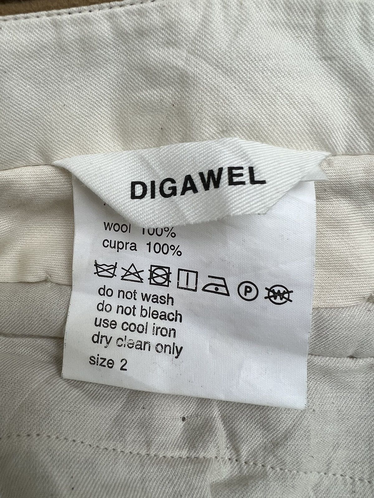 DIGAWEL DIGAWEL Japan Wool Chinos Cropped Trouser Pant Size US 30 / EU 46 - 13 Thumbnail