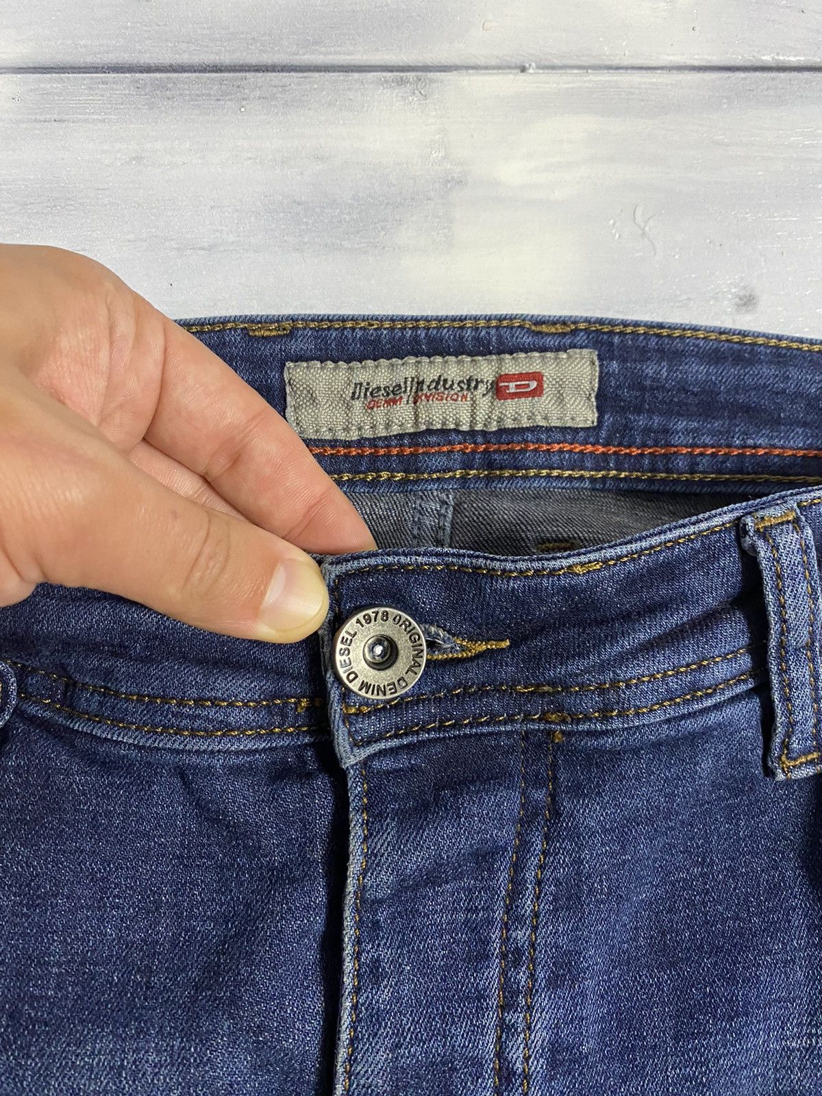 Diesel Rare Vintage Jeans Diesel. Avant-Garde Punk style. Size US 32 / EU 48 - 8 Thumbnail