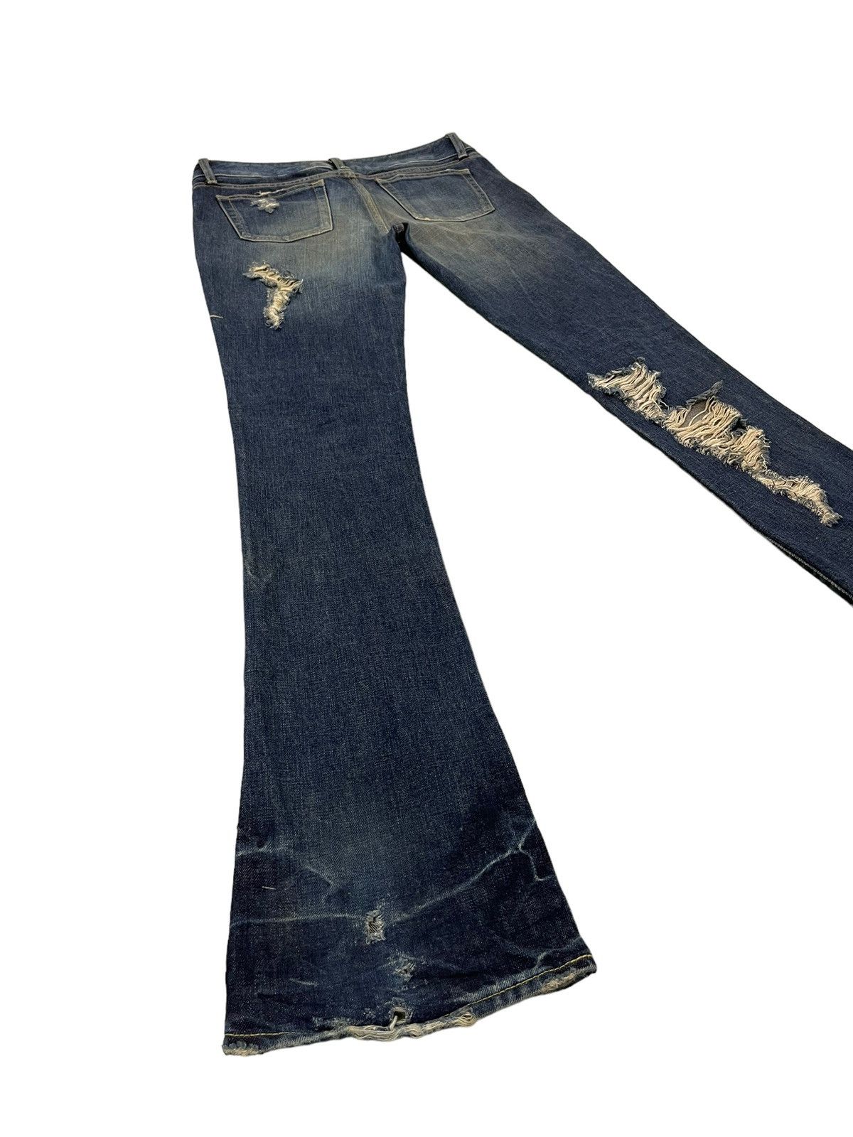 Flare Jeans Slim Platinum Japan Distress Low Rise 6🟦1