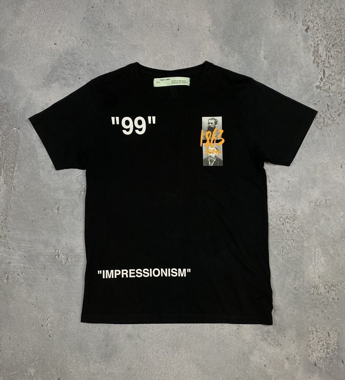 Off-White Tシャツ ブラック 99 Off-White Off White impressionism 99 t shirt | Grailed