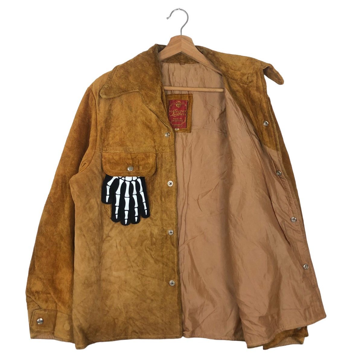 Genuine Leather VINTAGE GENUINE LEATHER JACKET MADE IN ARGENTINA Size US M / EU 48-50 / 2 - 8 Thumbnail
