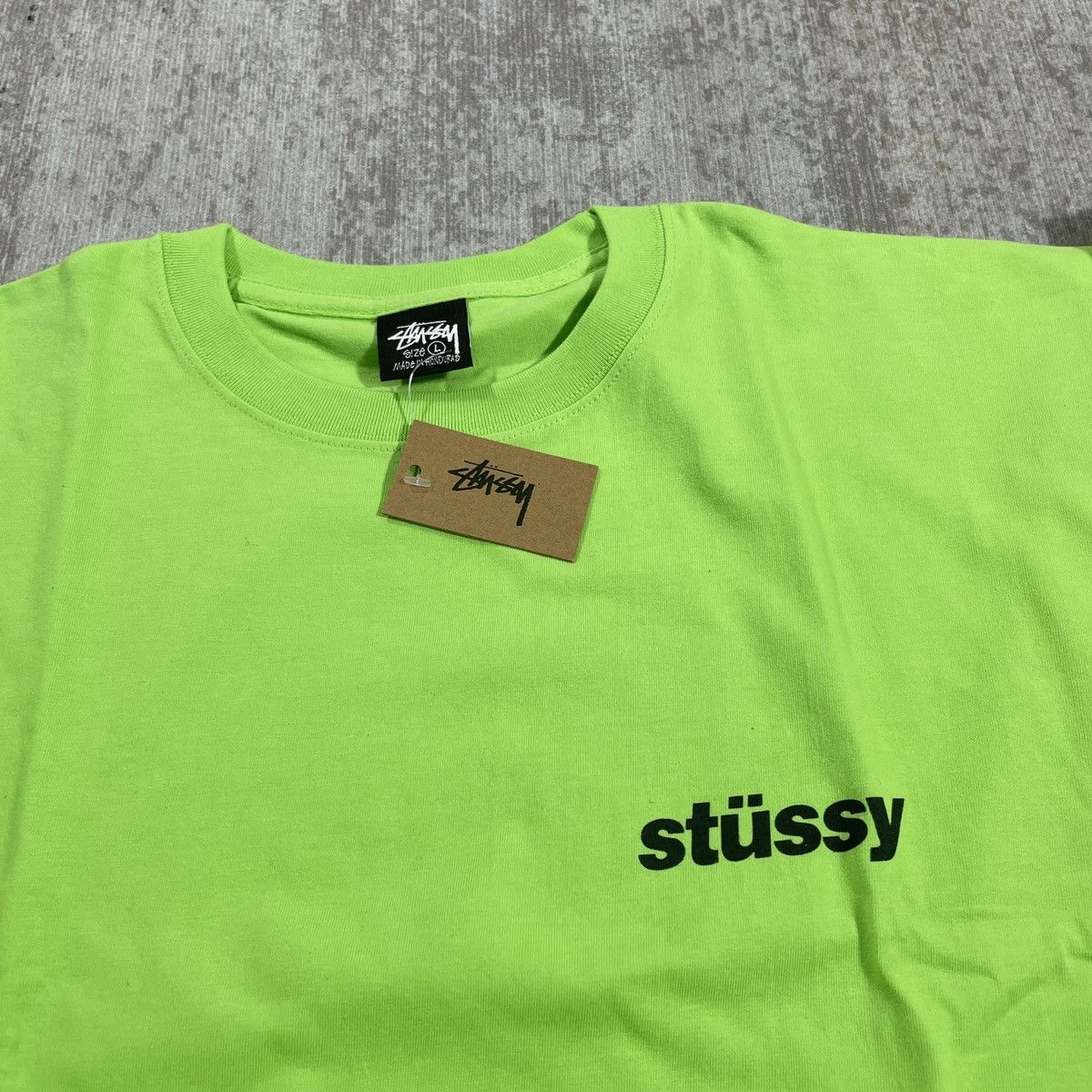 Stussy STUSSY " POPSICLE " TEE KEYLIME // LARGE Size US L / EU 52-54 / 3 - 3 Thumbnail