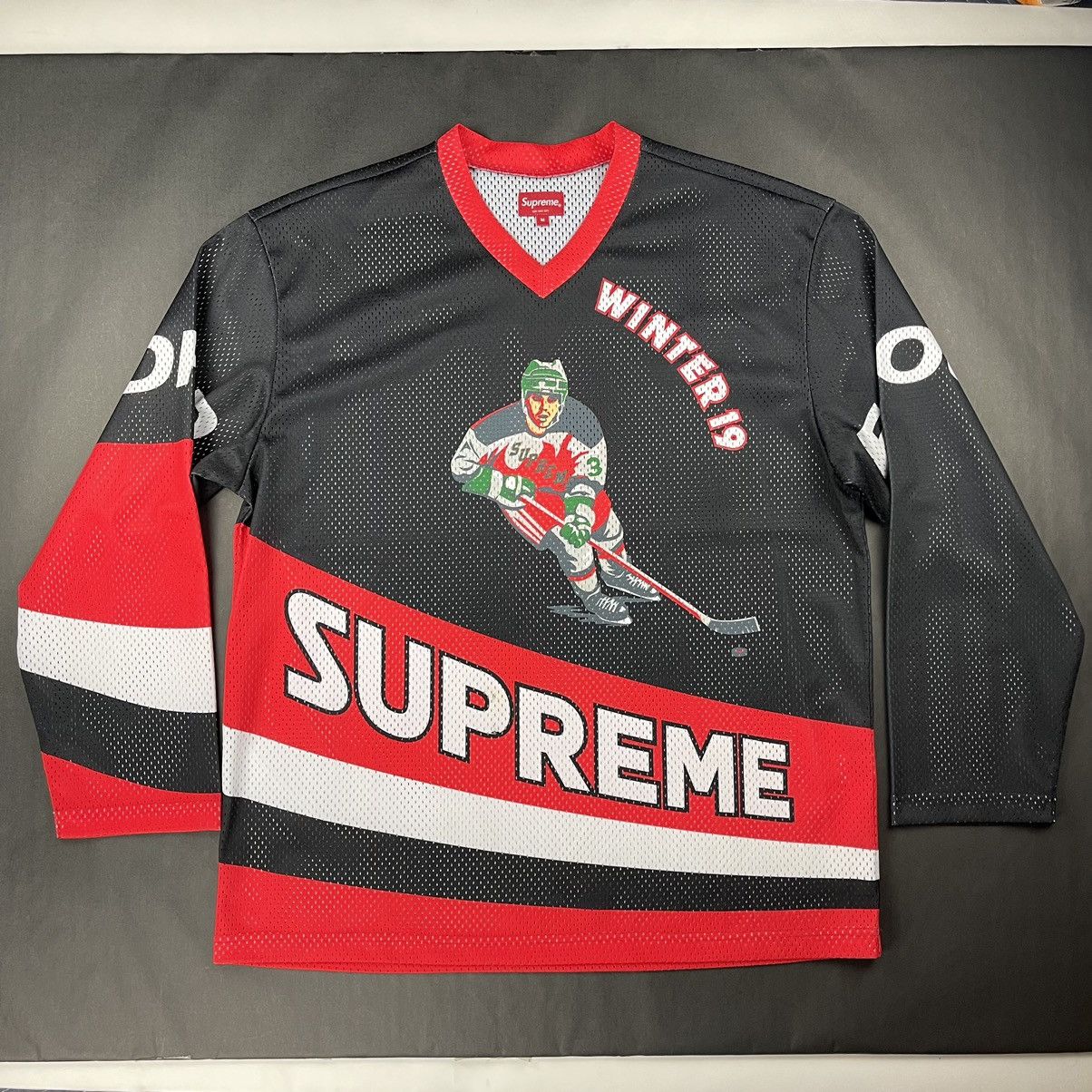 Supreme Supreme Crossover Hockey Jersey MEDIUM FITS LARGE 2019