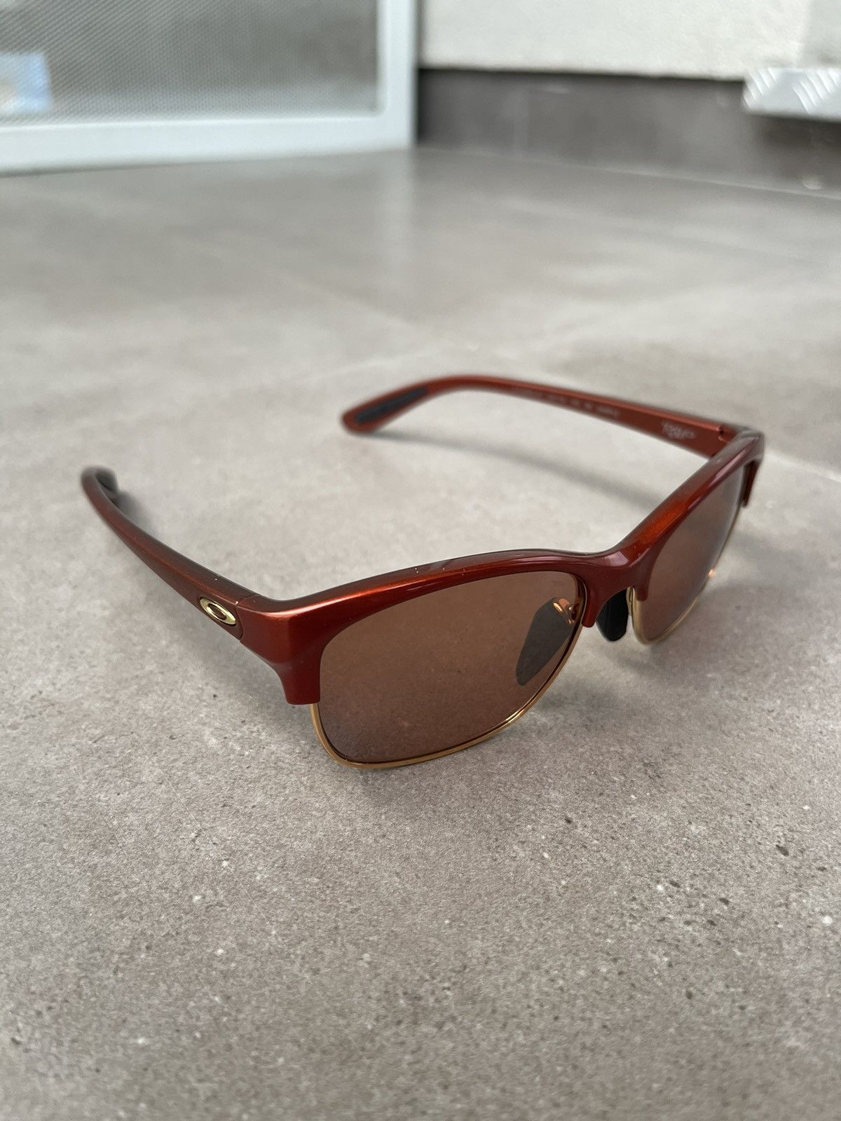 Oakley Oakley OO9204-07 "RSVP" Gold Terracotta Sunglasses Size ONE SIZE - 4 Thumbnail