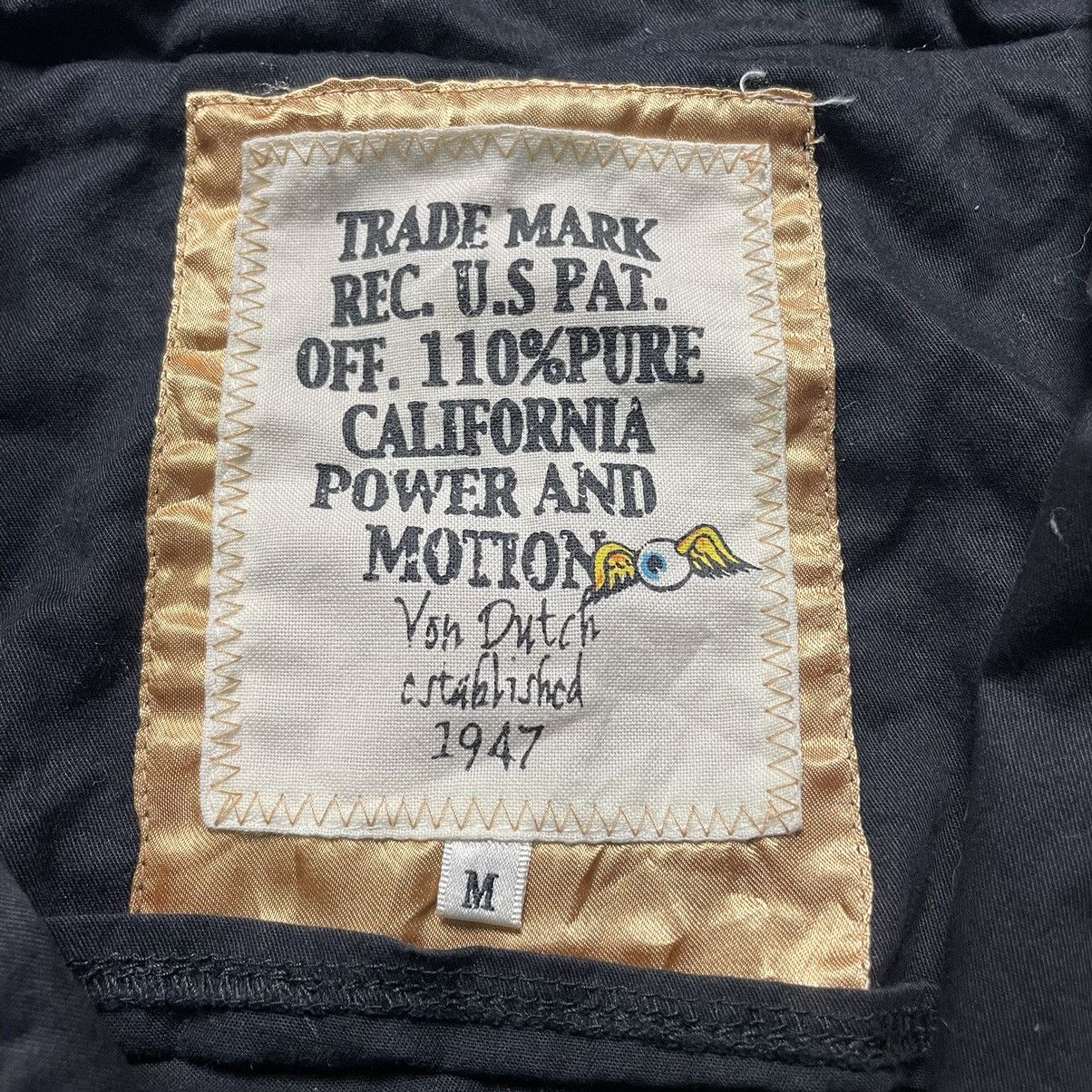 If Six Was Nine VON DUTCH MULTIPOCKET PUNK GOTHIC PARKA JACKET Size US M / EU 48-50 / 2 - 11 Thumbnail