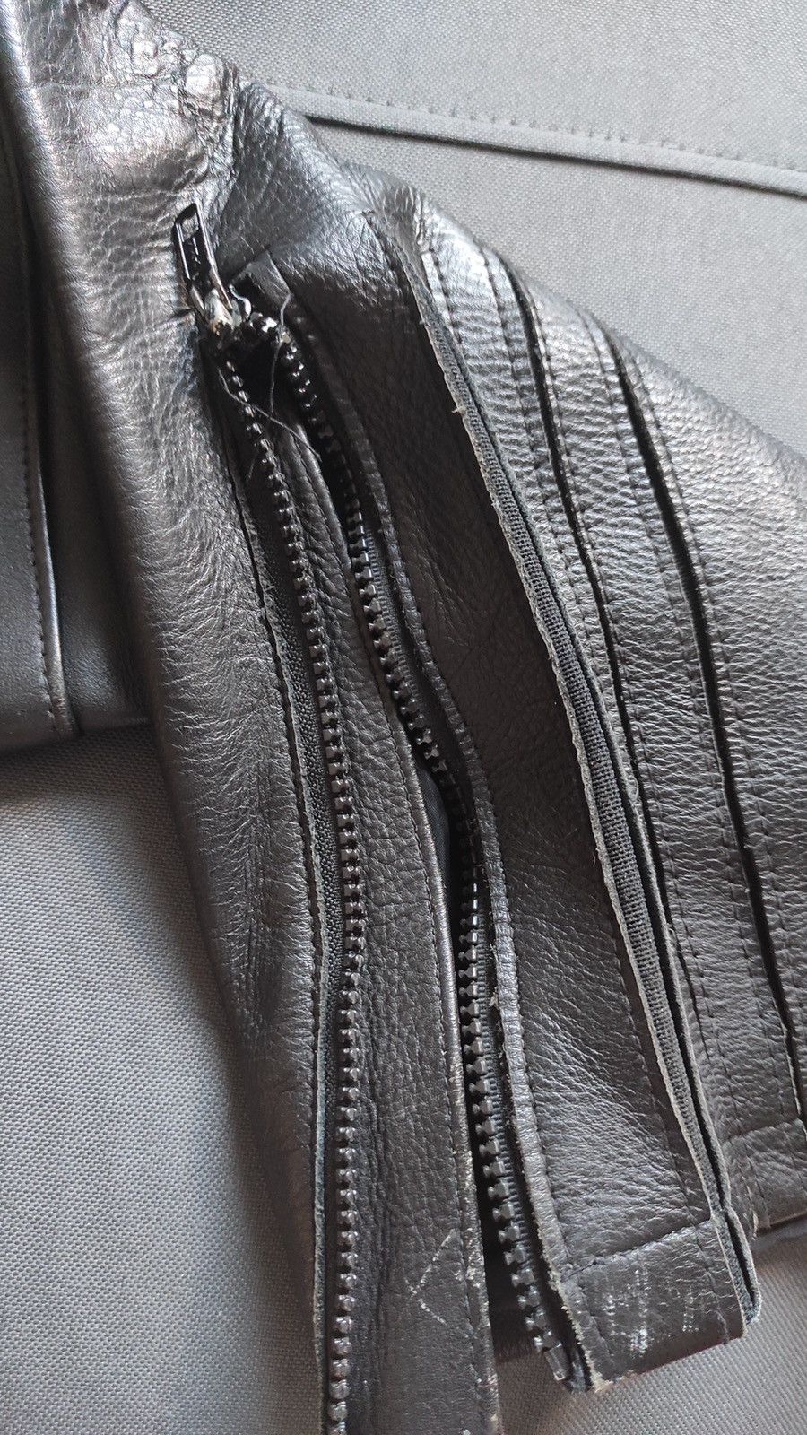 Vintage Vintage 90s motorcycle leather pants Size US 34 / EU 50 - 5 Thumbnail