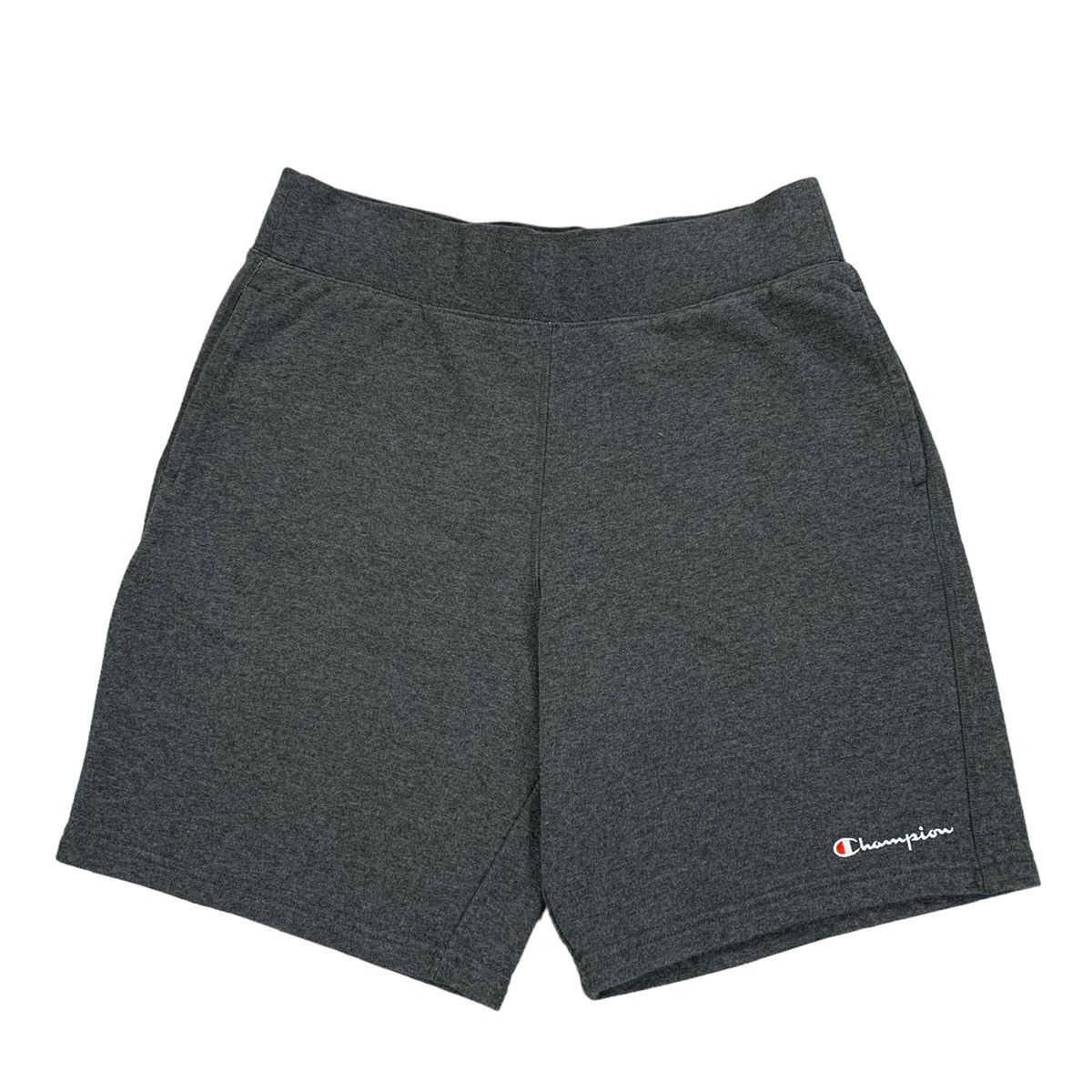 Champion Champion Men’s Dark Gray Script Logo Sweat Shorts Size US 34 / EU 50 - 1 Thumbnail