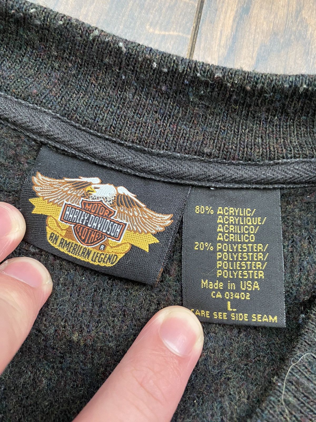 Harley Davidson Vintage Harley Davidson Sweater Size US L / EU 52-54 / 3 - 5 Thumbnail
